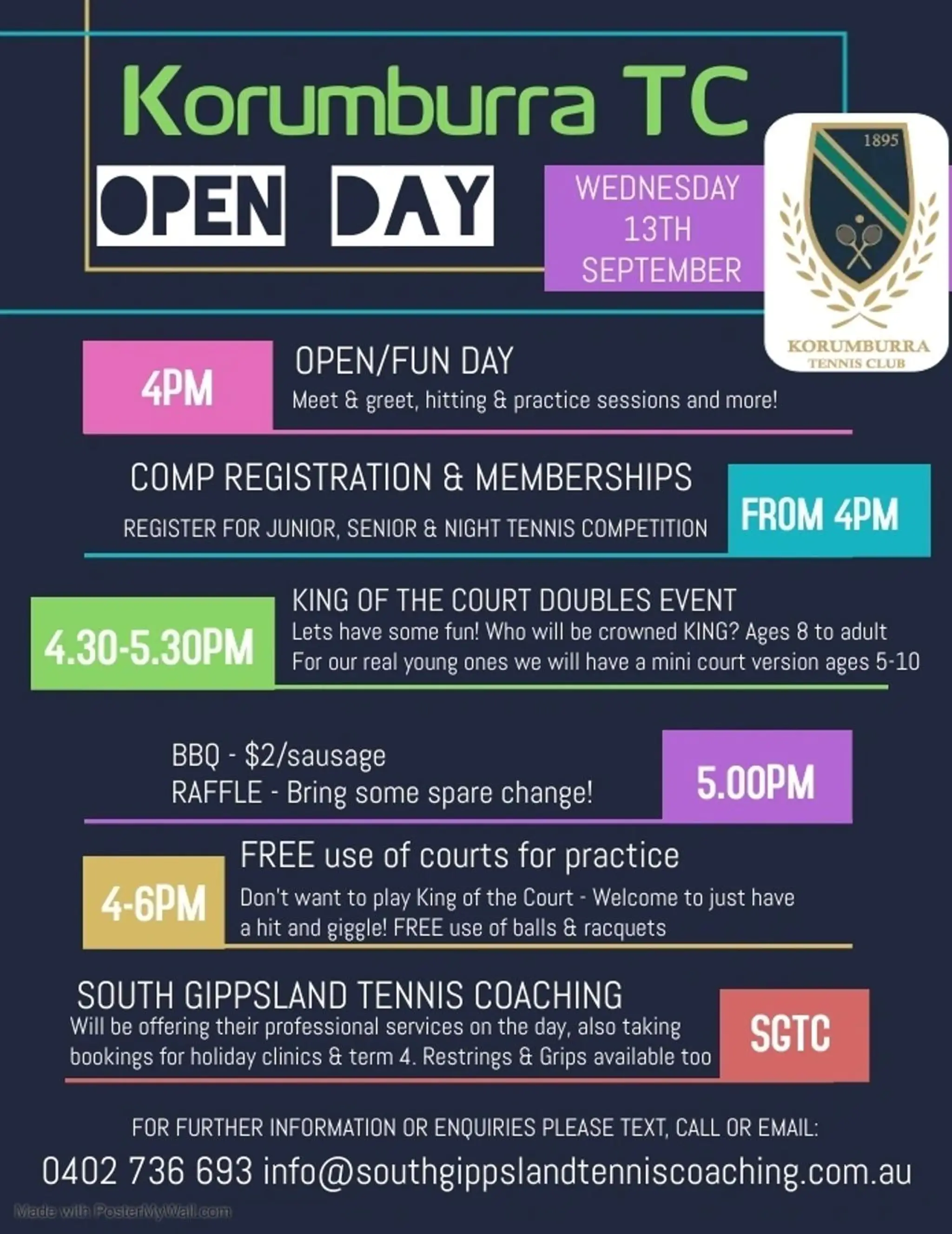 South Gippsland Tennis Coaching