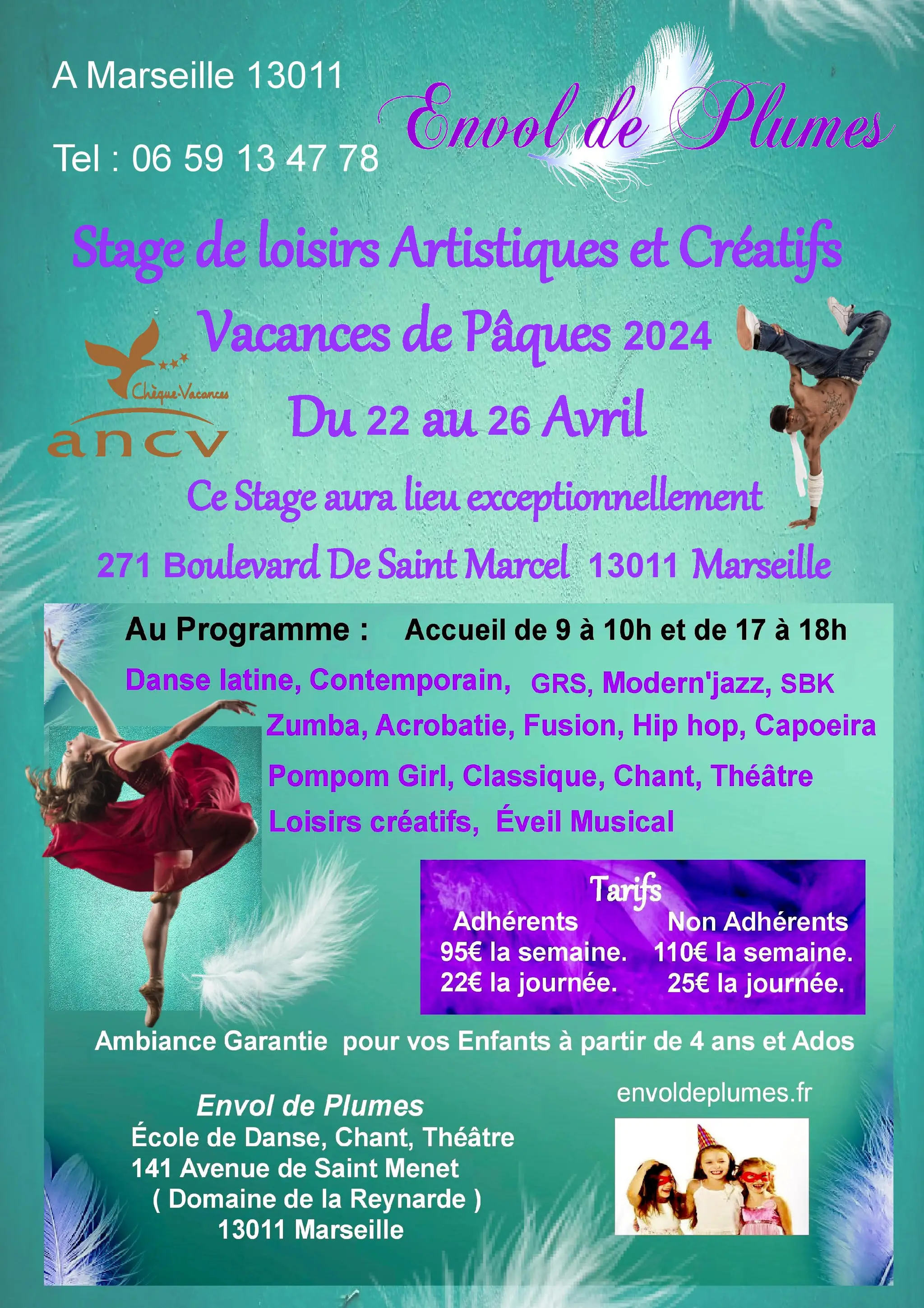 School Show Envol De Plumes Danse, Chant, Théatre.