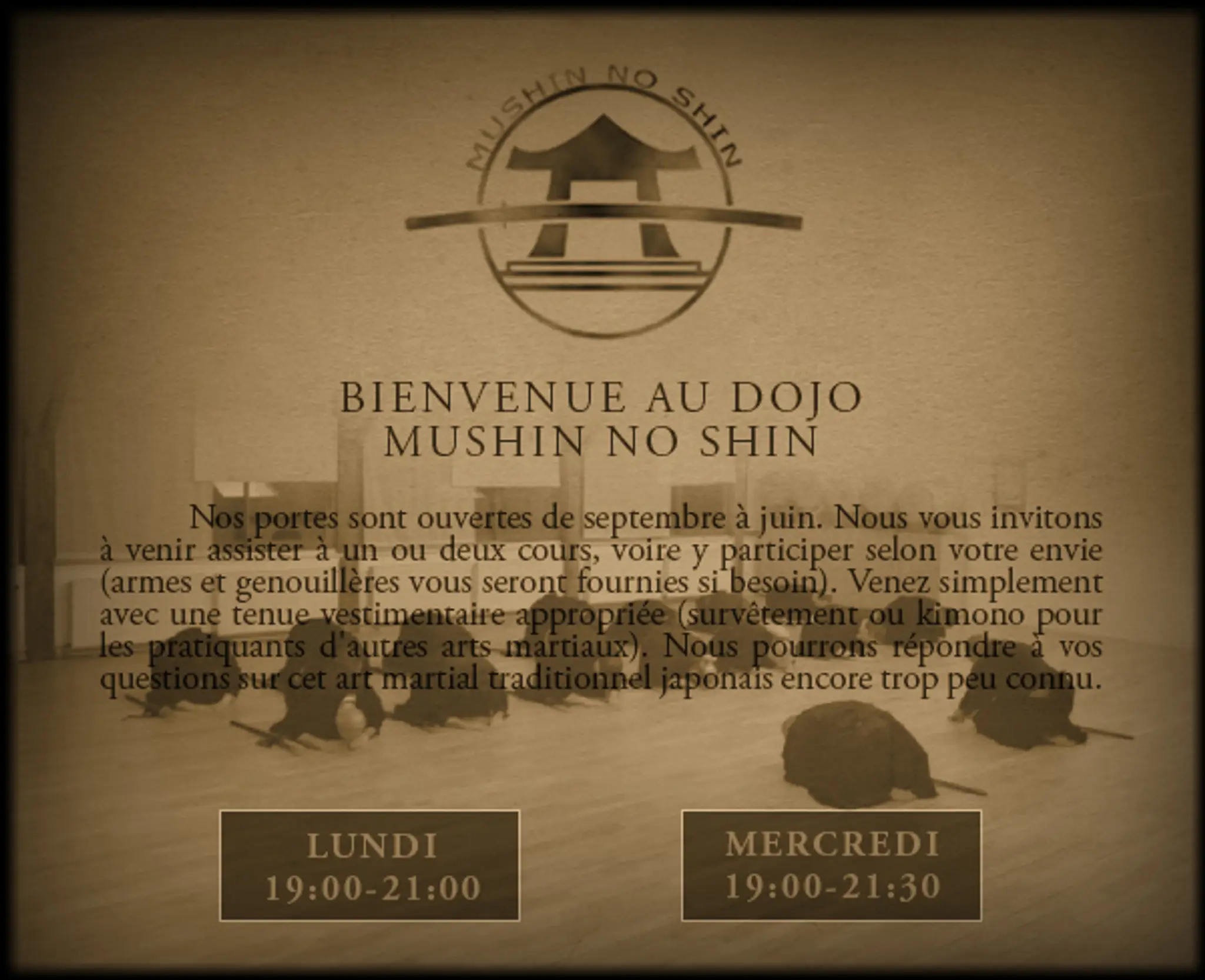 Mushin No Shin Iaido Home Blanche