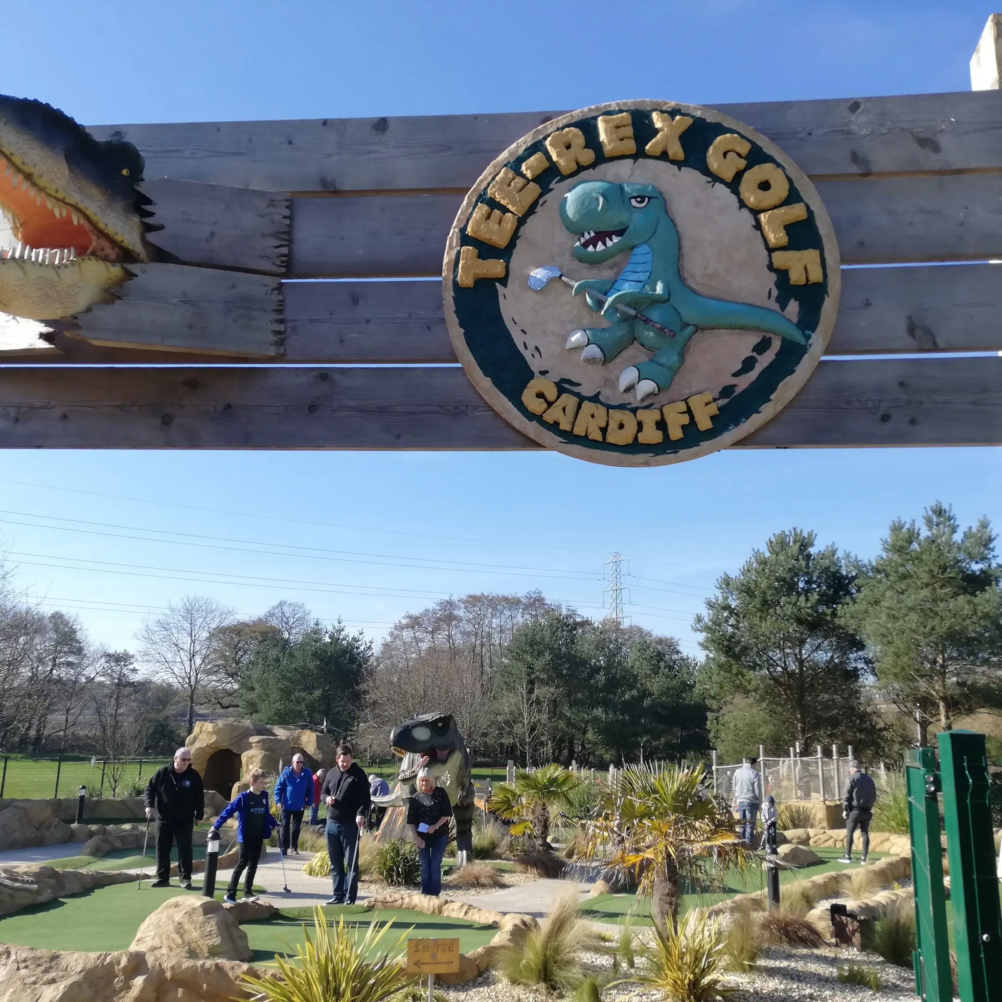 Tee-Rex Adventure Golf Cardiff
