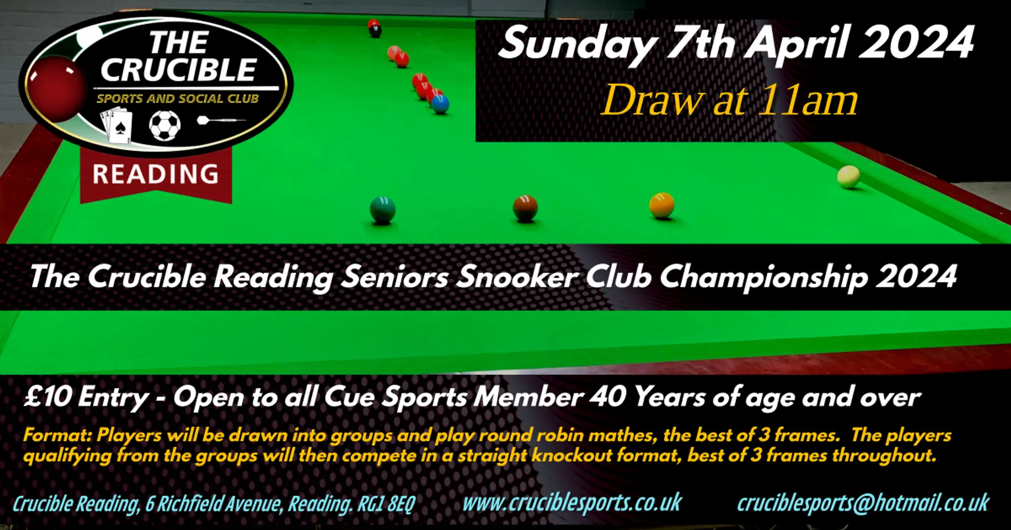 Crucible Sports & Social Club, Reading
