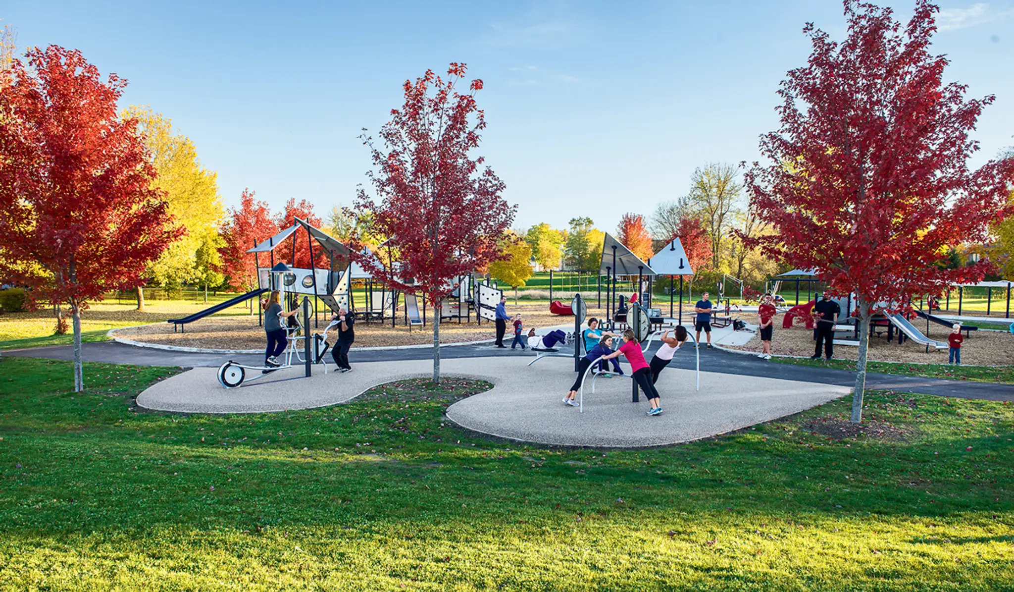 Healthbeat outdoor fitness system
