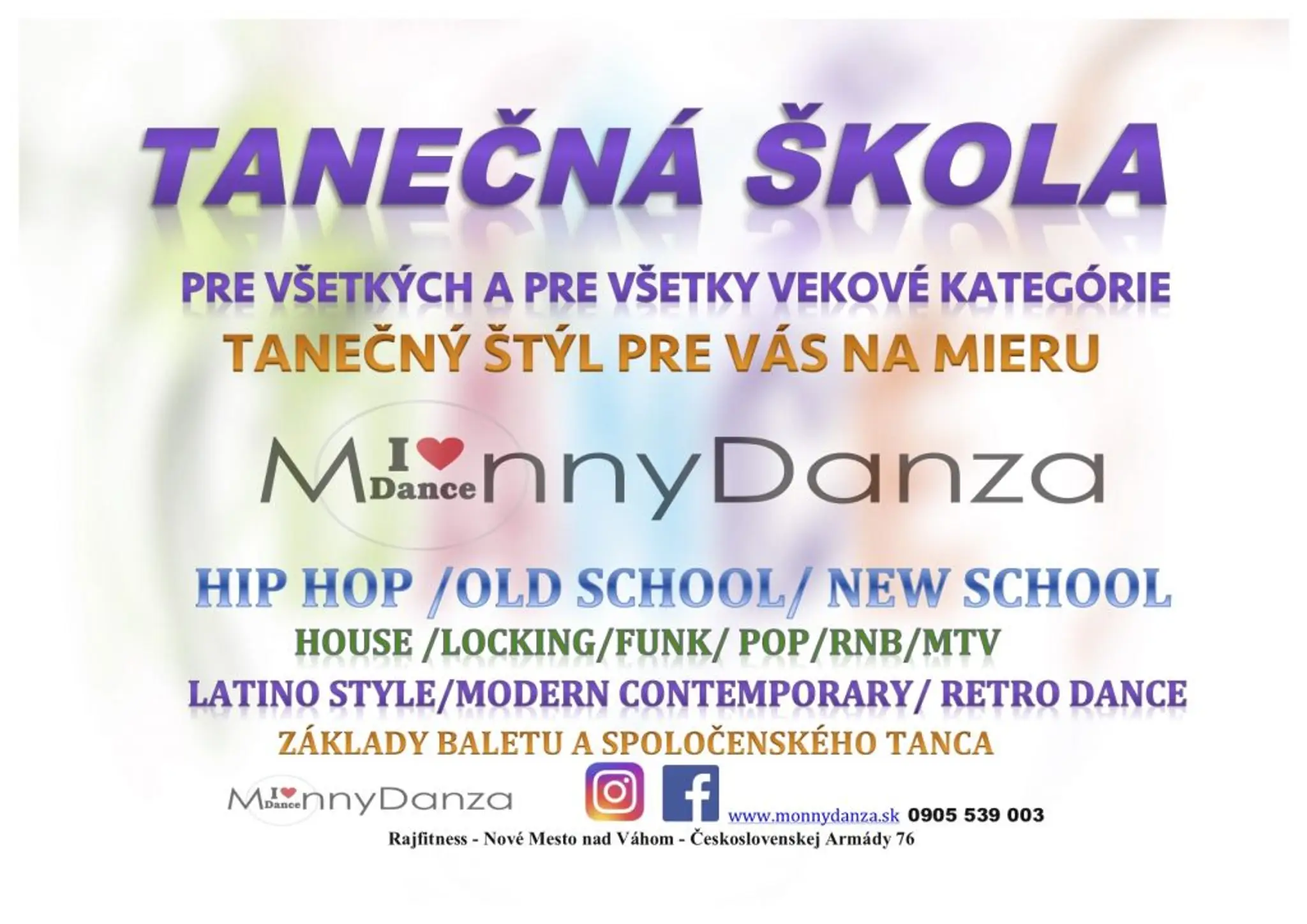 Tanečná škola - MonnyDanza