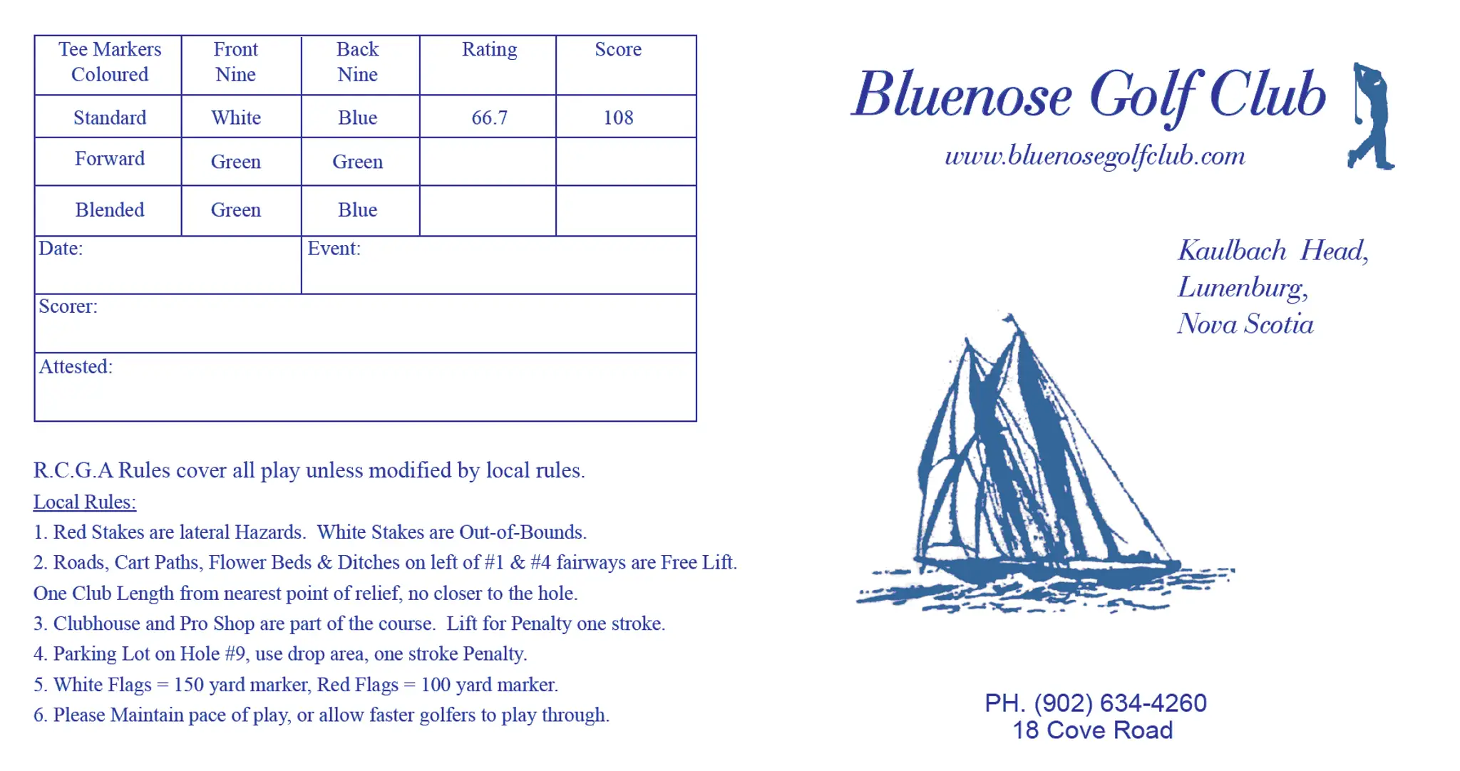 Bluenose Golf Club
