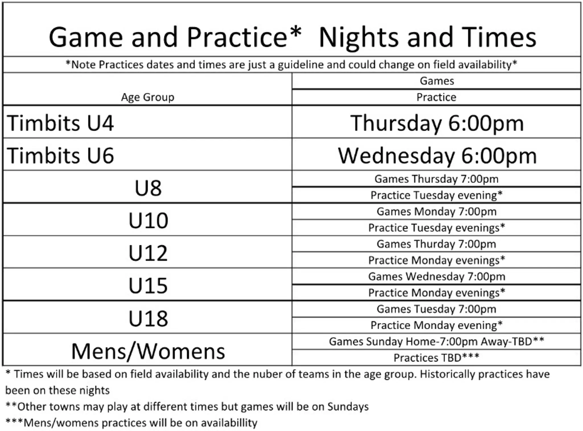 Hanover Soccer Field