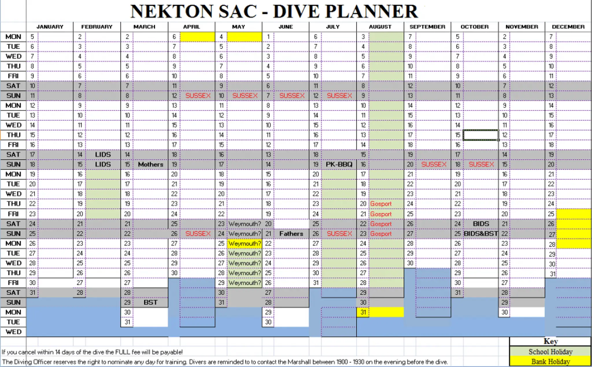 Nekton Scuba Club