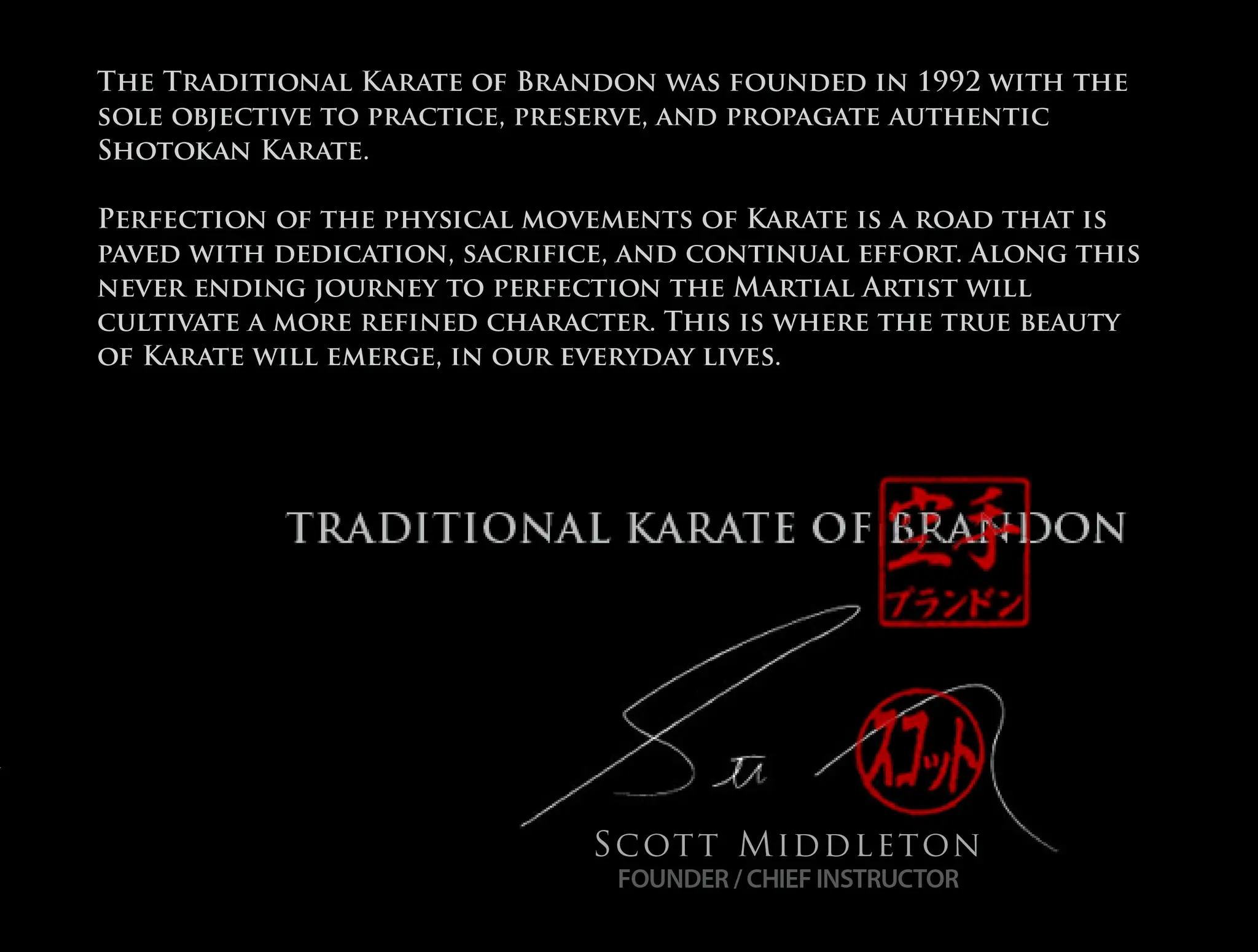 Traditional Karate Of Brandon