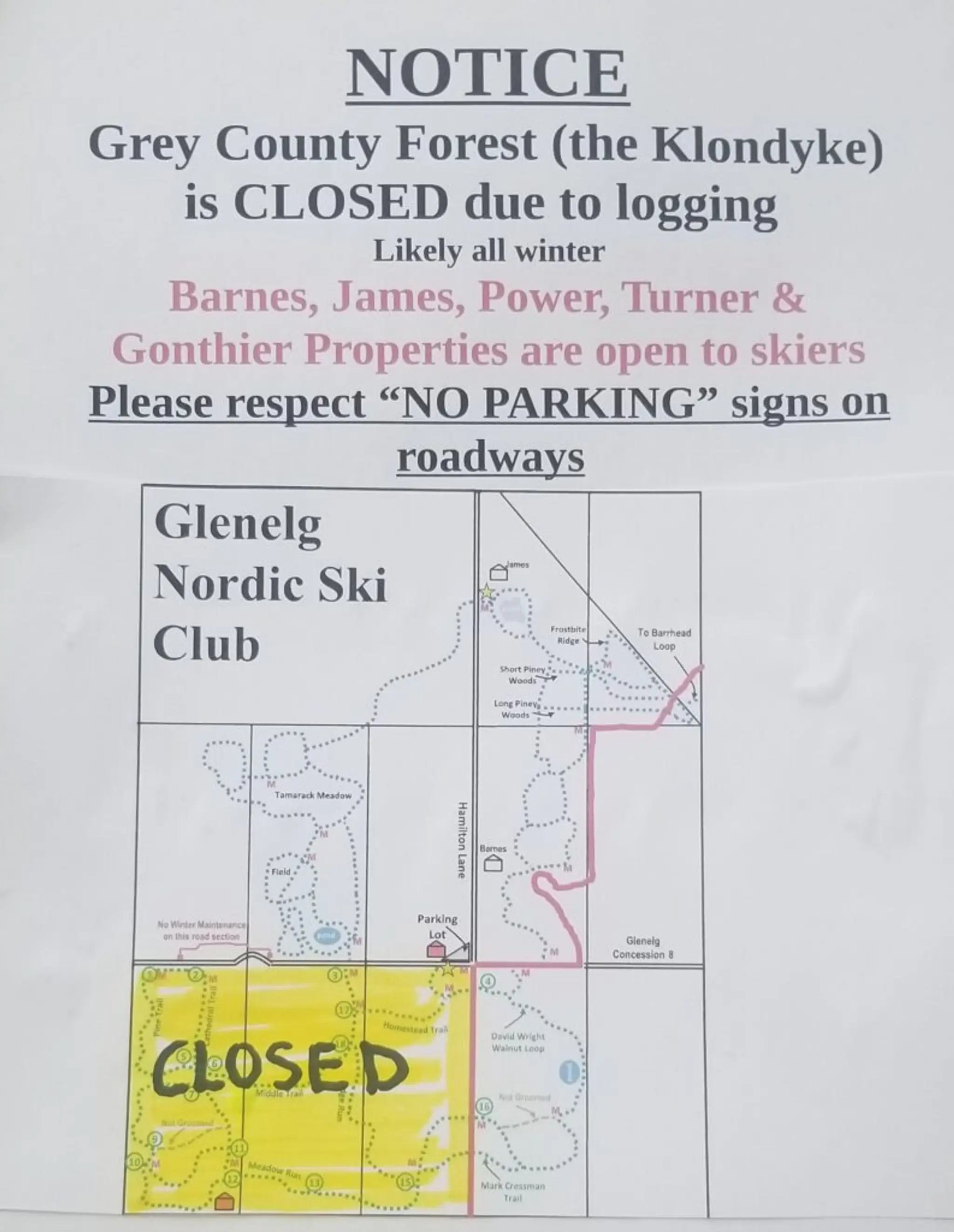 Glenelg Nordic SC Trails
