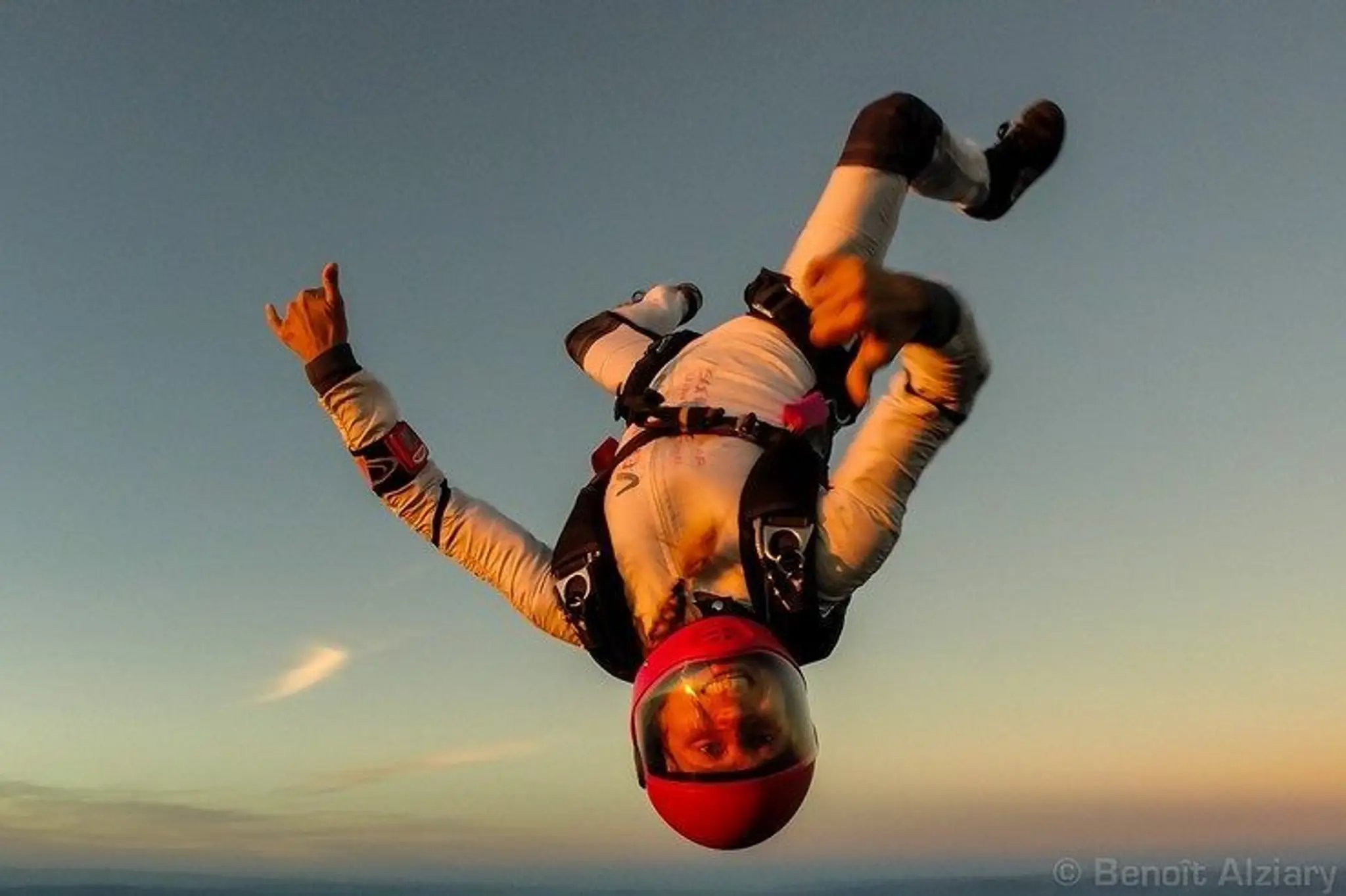 Verticalwind école parachutisme, saut tandem