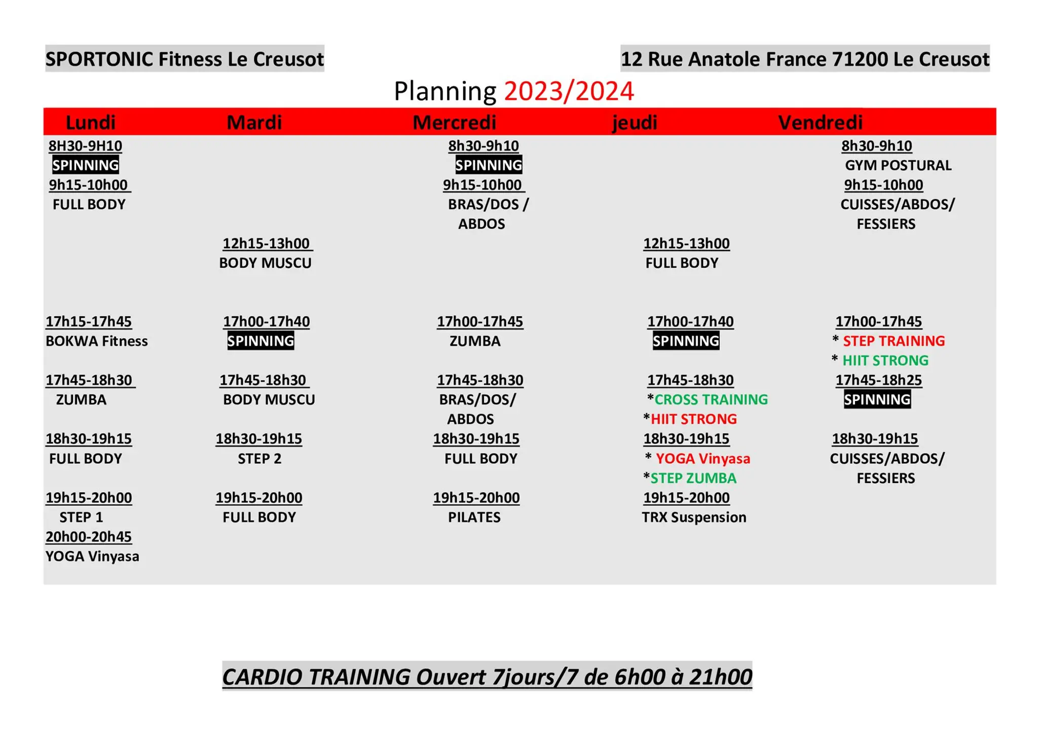 Sportonic - Le Creusot