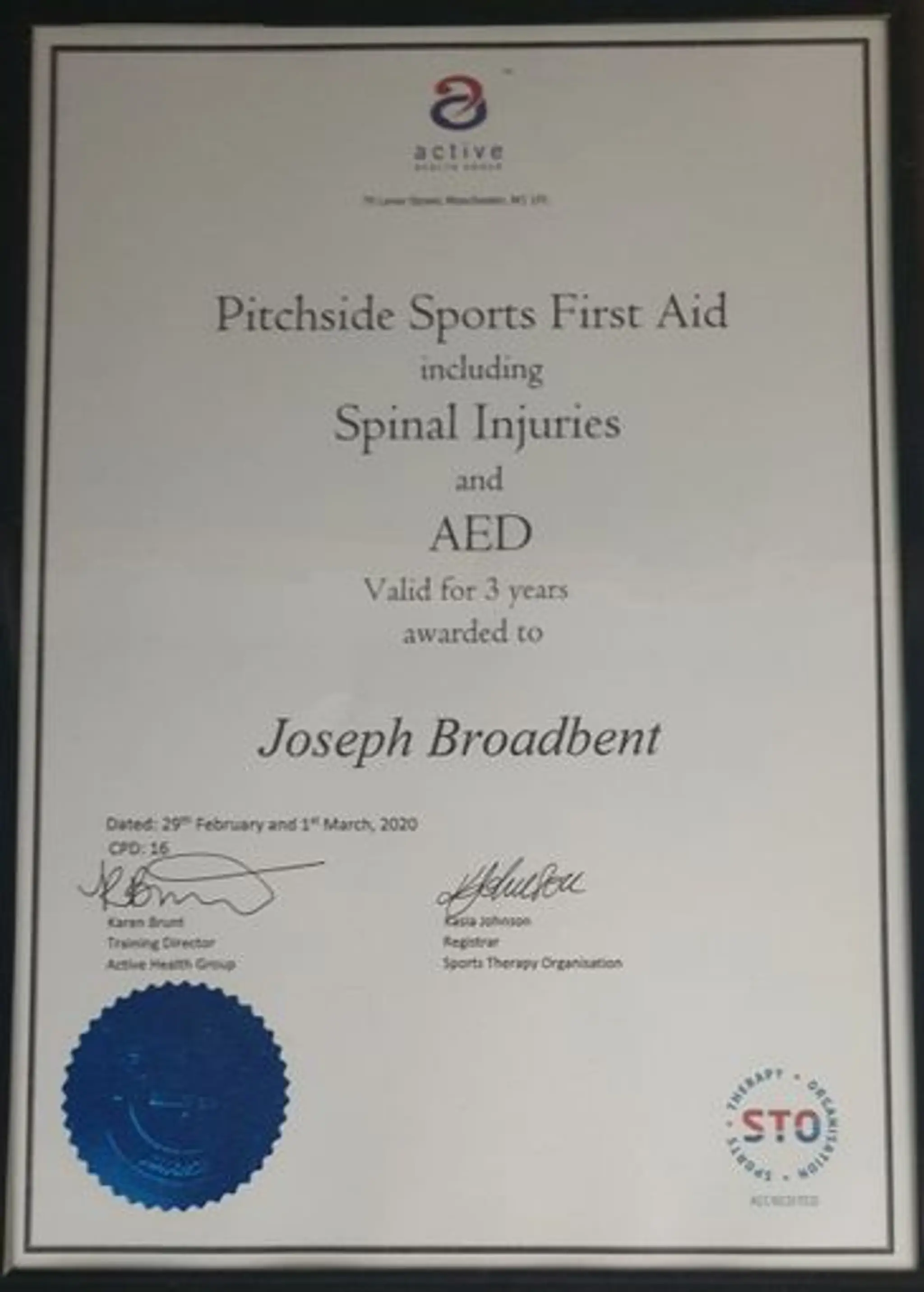 Joey Sports Massage Therapy Ltd