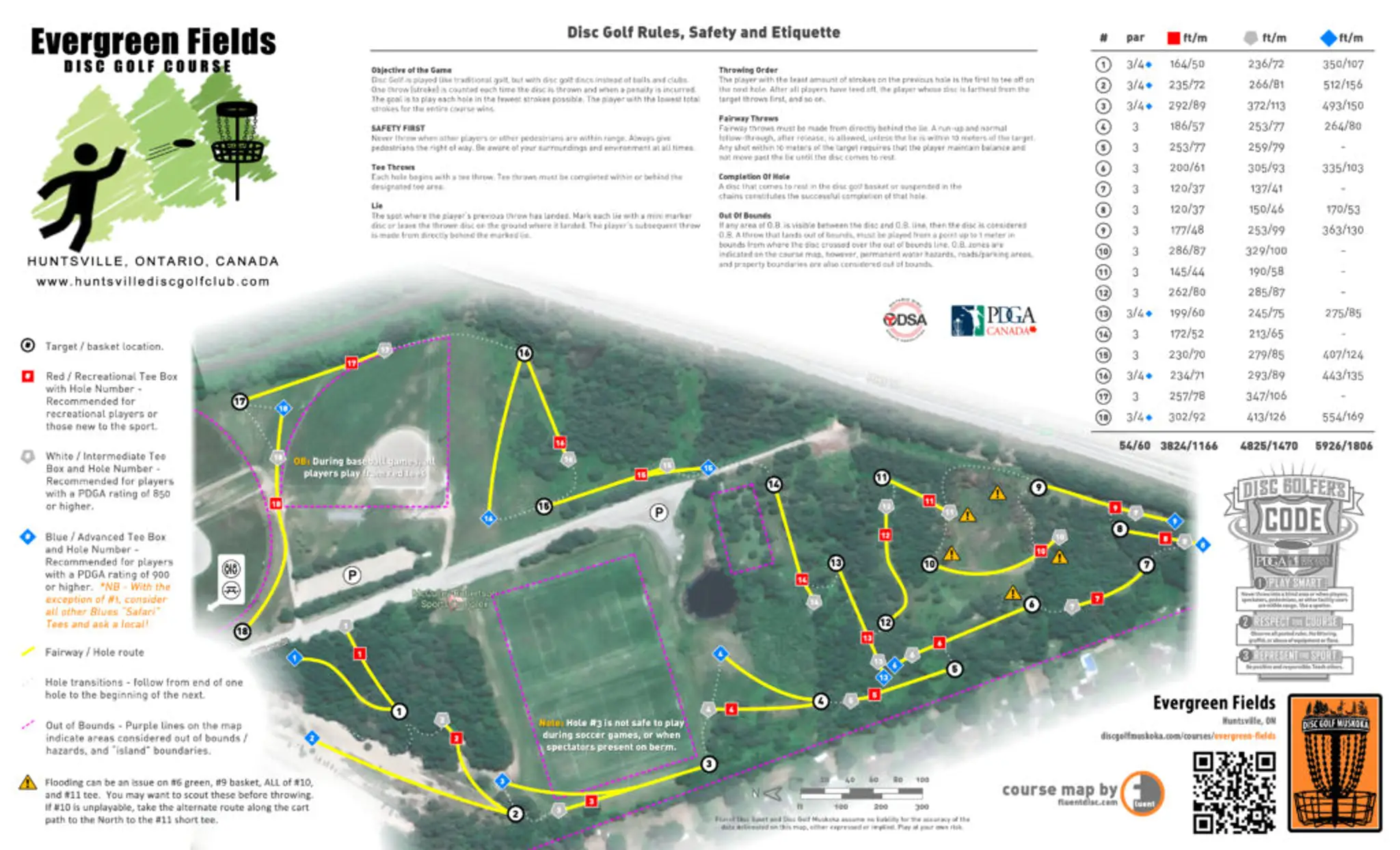 Evergreen Fields Disc Golf Course
