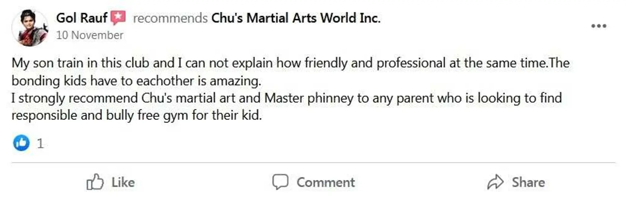 Chu's Martial Arts World