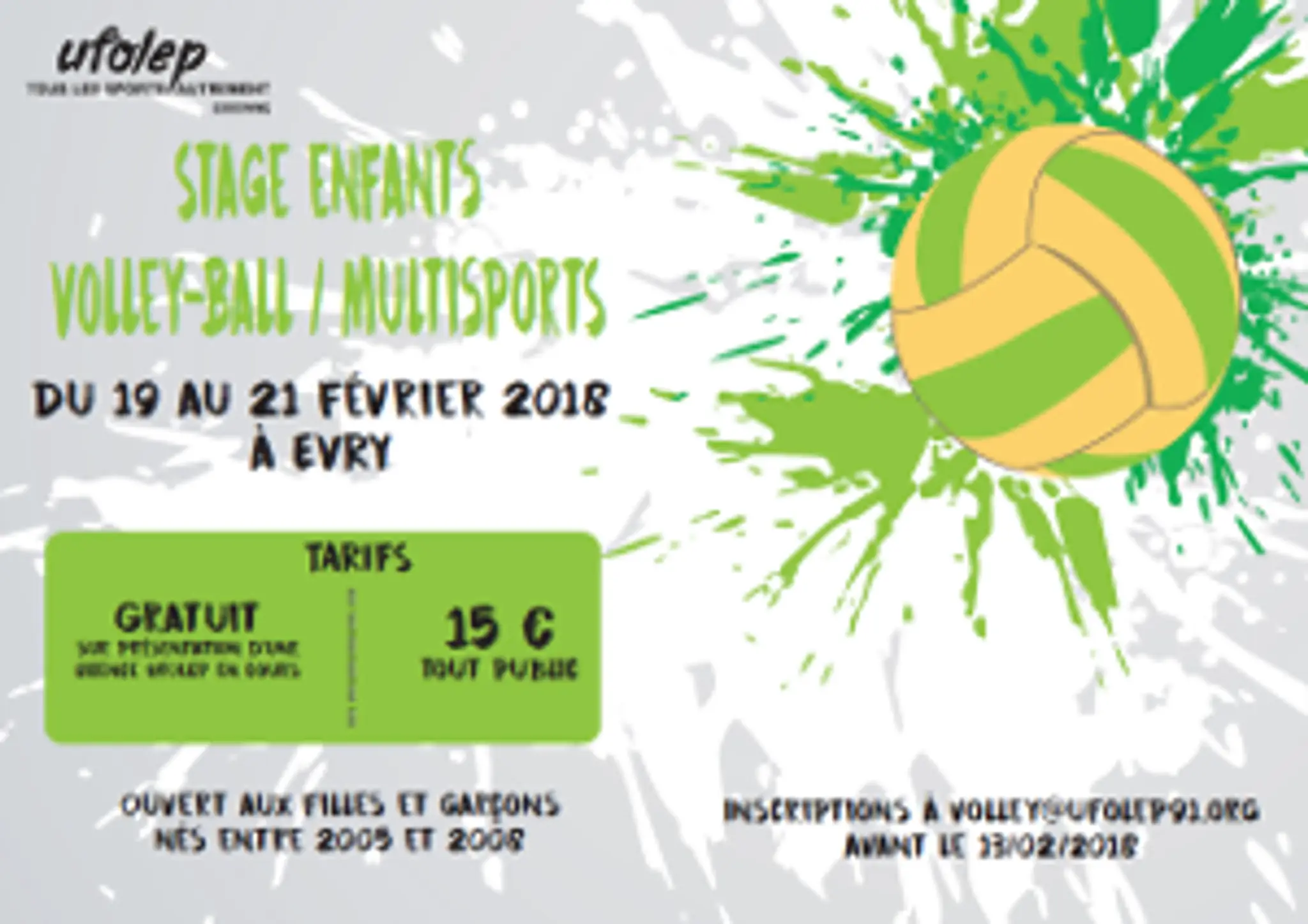 Volley-ball UFOLEP Essonne