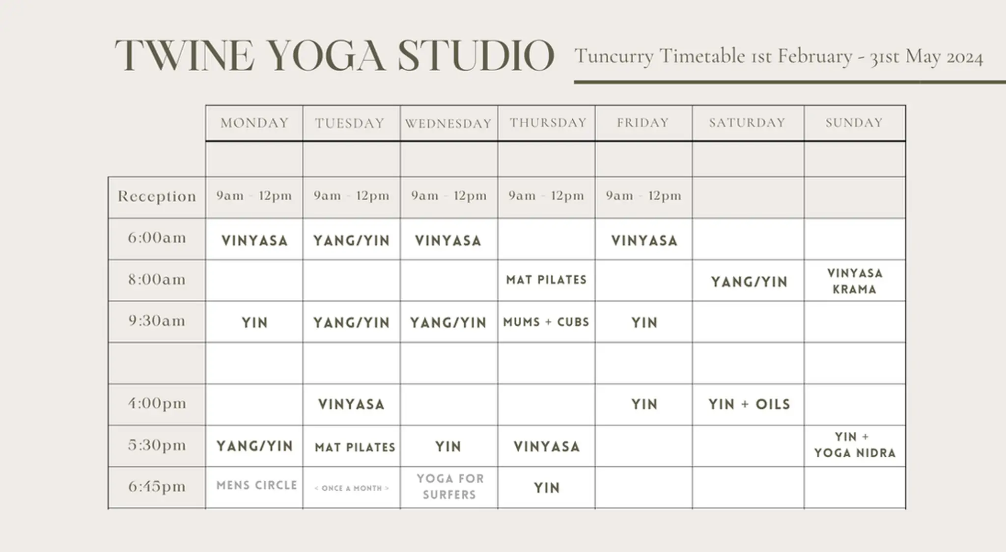 Twine Yoga Studio Adamstown