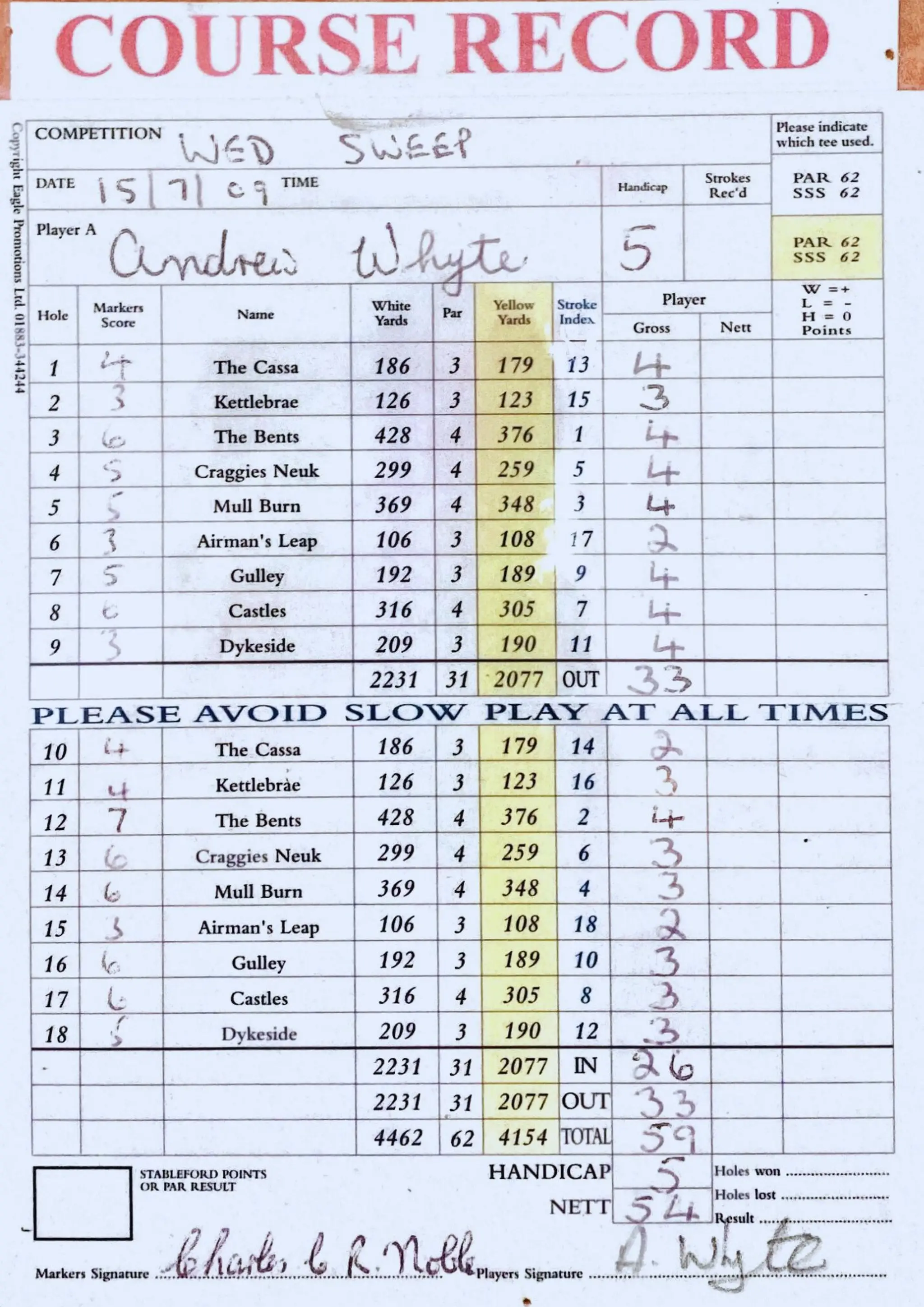 Rosehearty Golf Club