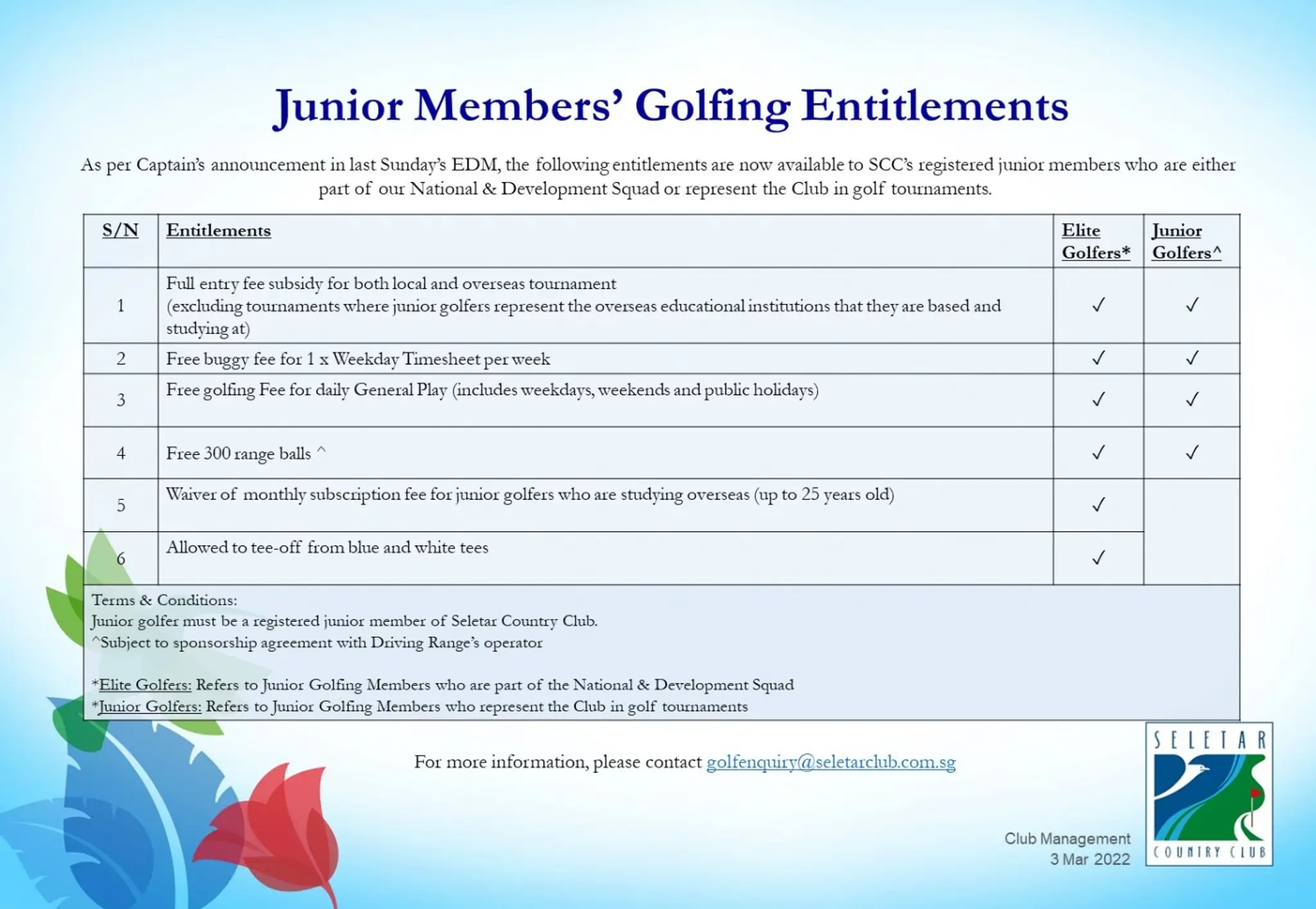 Seletar Bowl @ Seletar Country Club