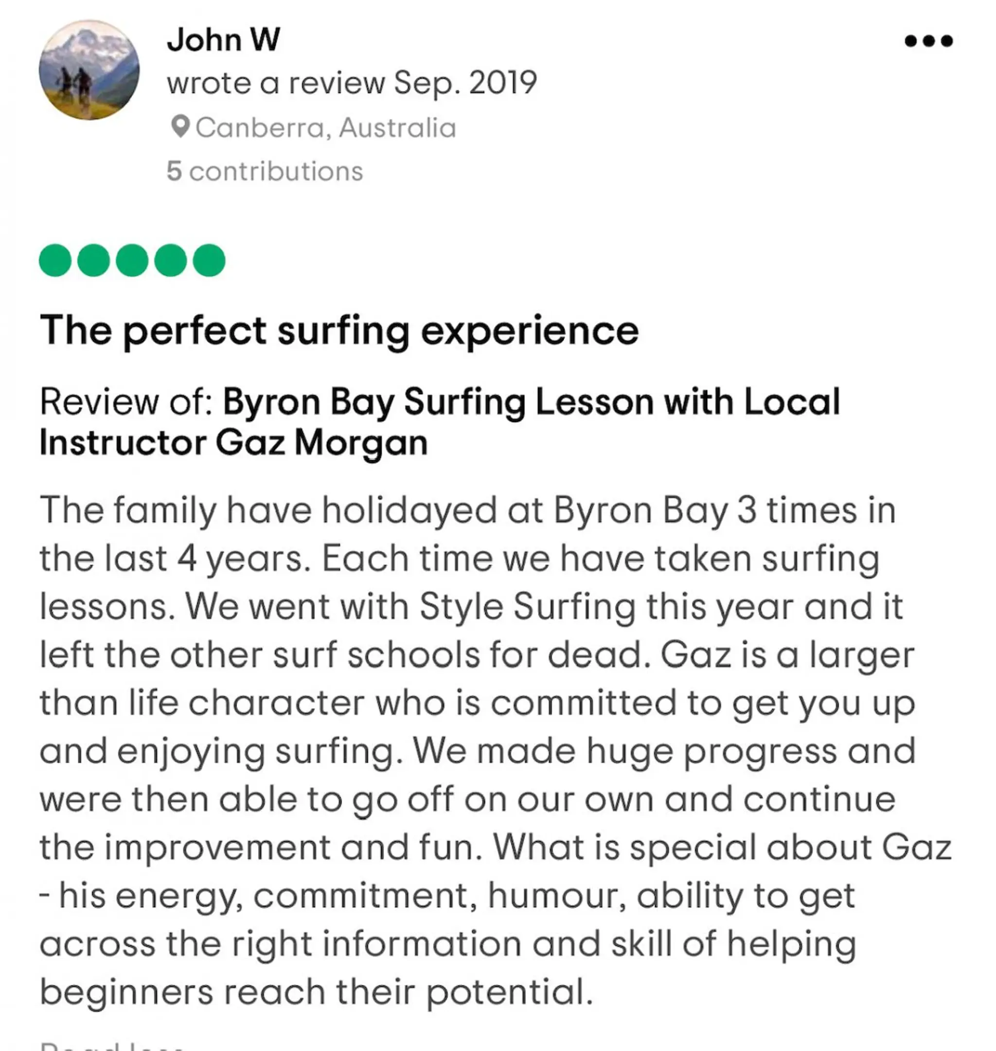 Style Surfing Byron Bay