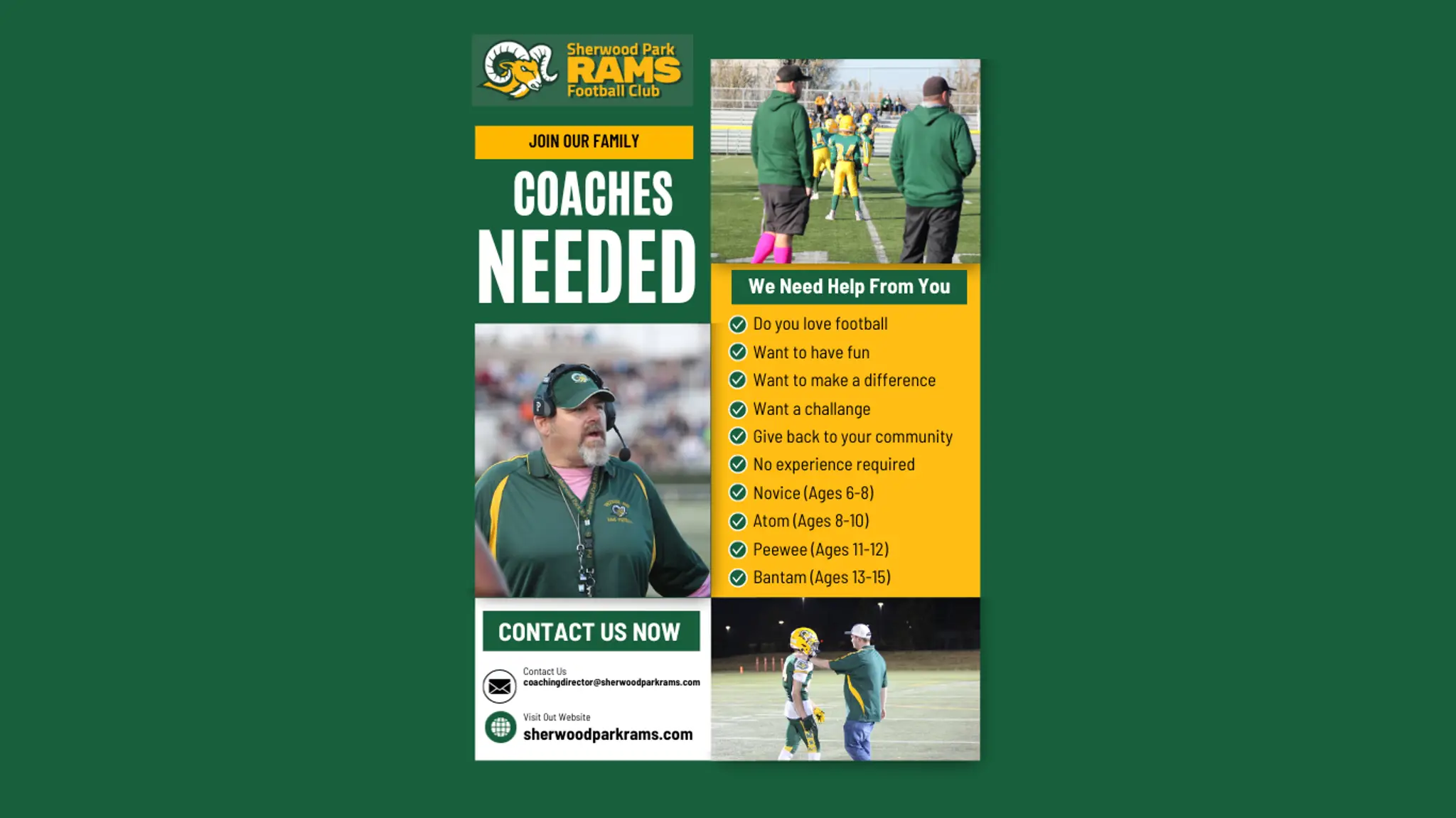 Sherwood Park Rams Bantam Football Clubhouse