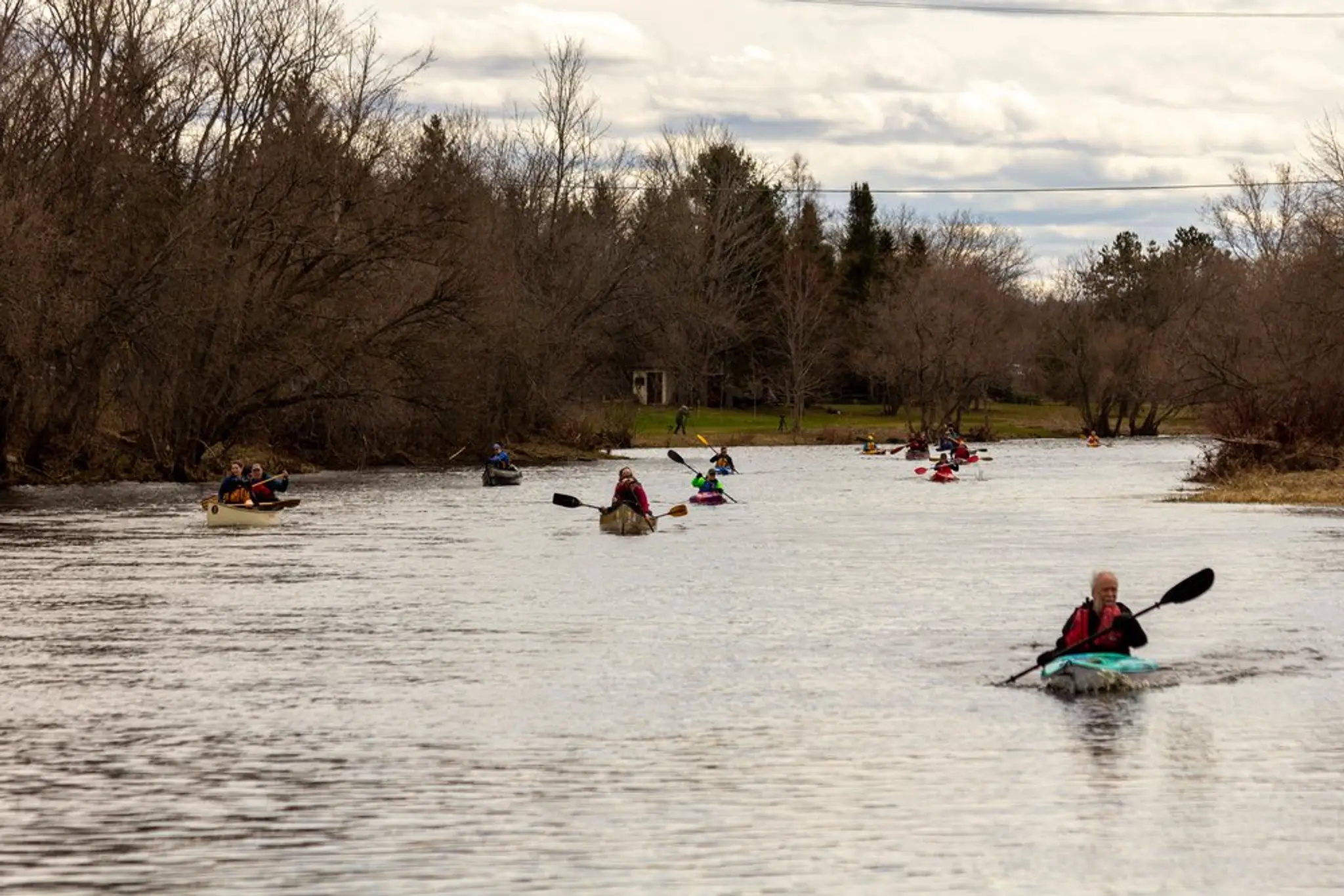 Jock River Race Finish Line