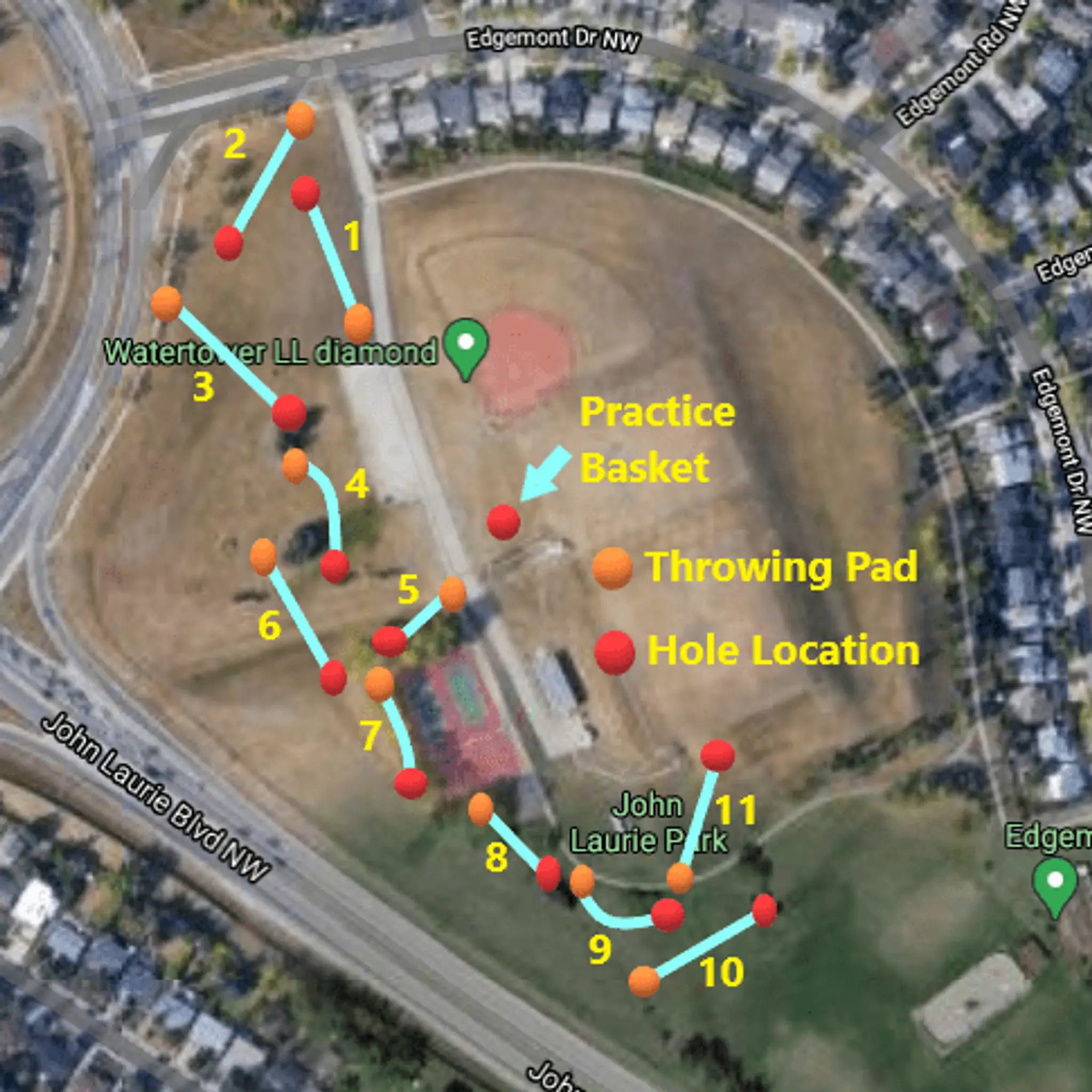 Edgemont Disc Golf Course