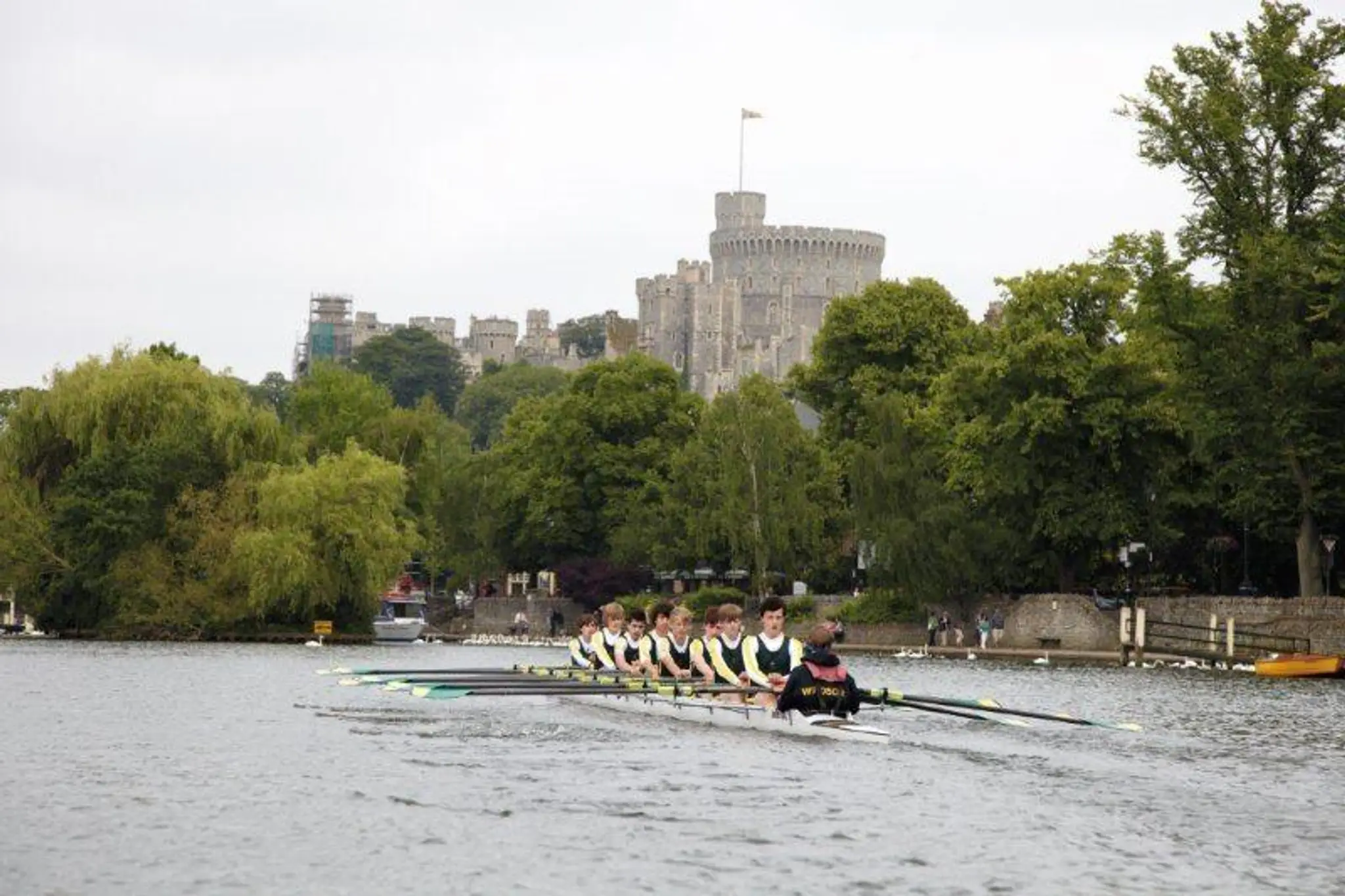 The Windsor Boys' School Boat Club Boathouse