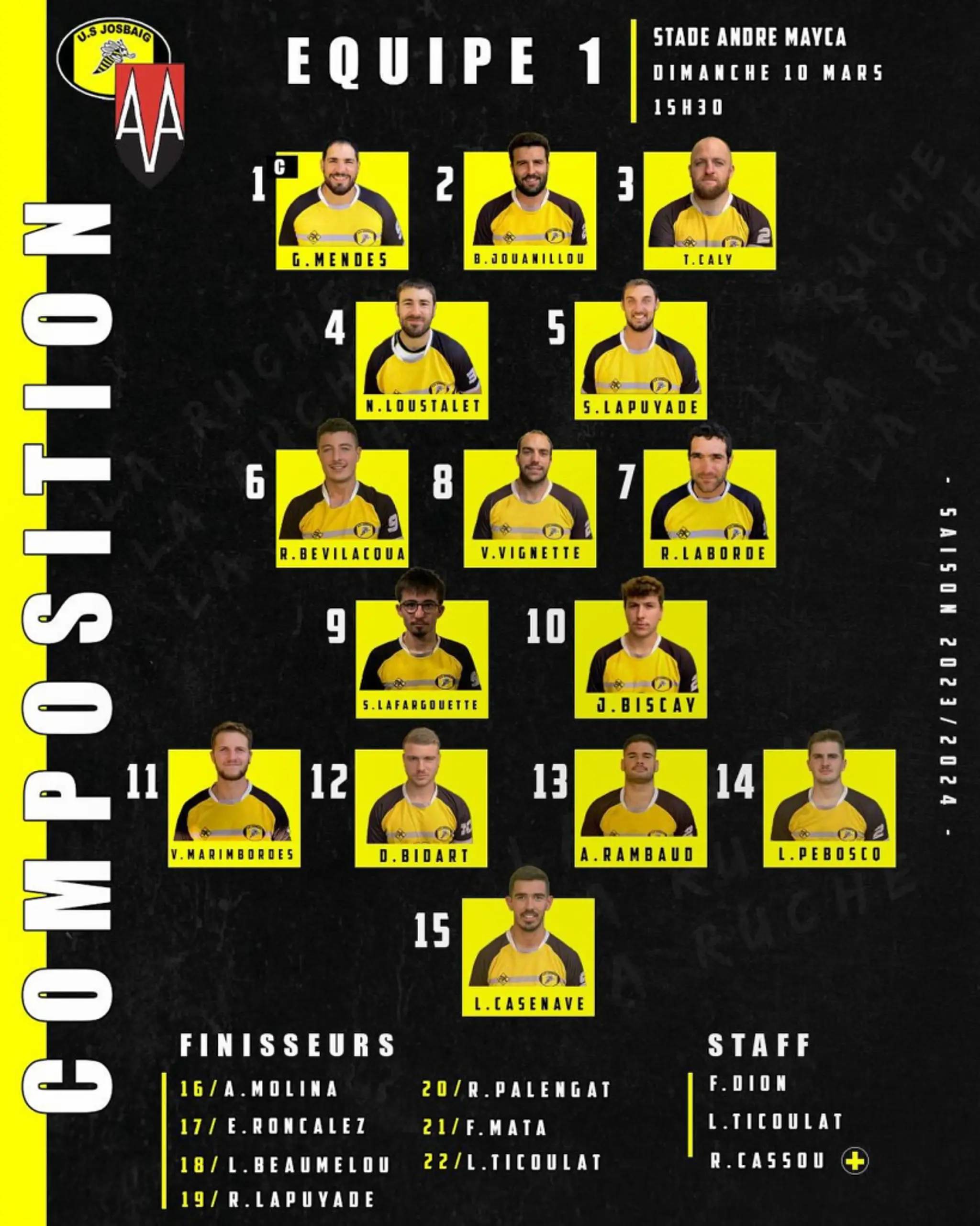 USJosbaig Stade André Mayca