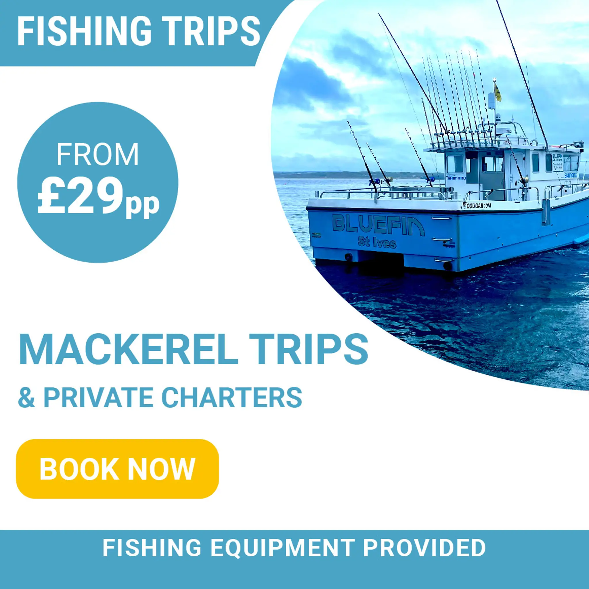 Bluefin Charters Deep sea Mackerel Fishing & Sea Safaris