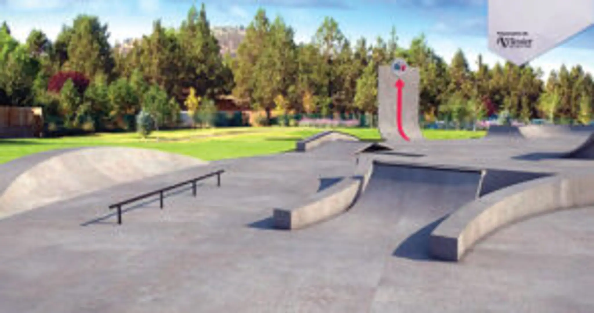 Parc de planche  roulettes