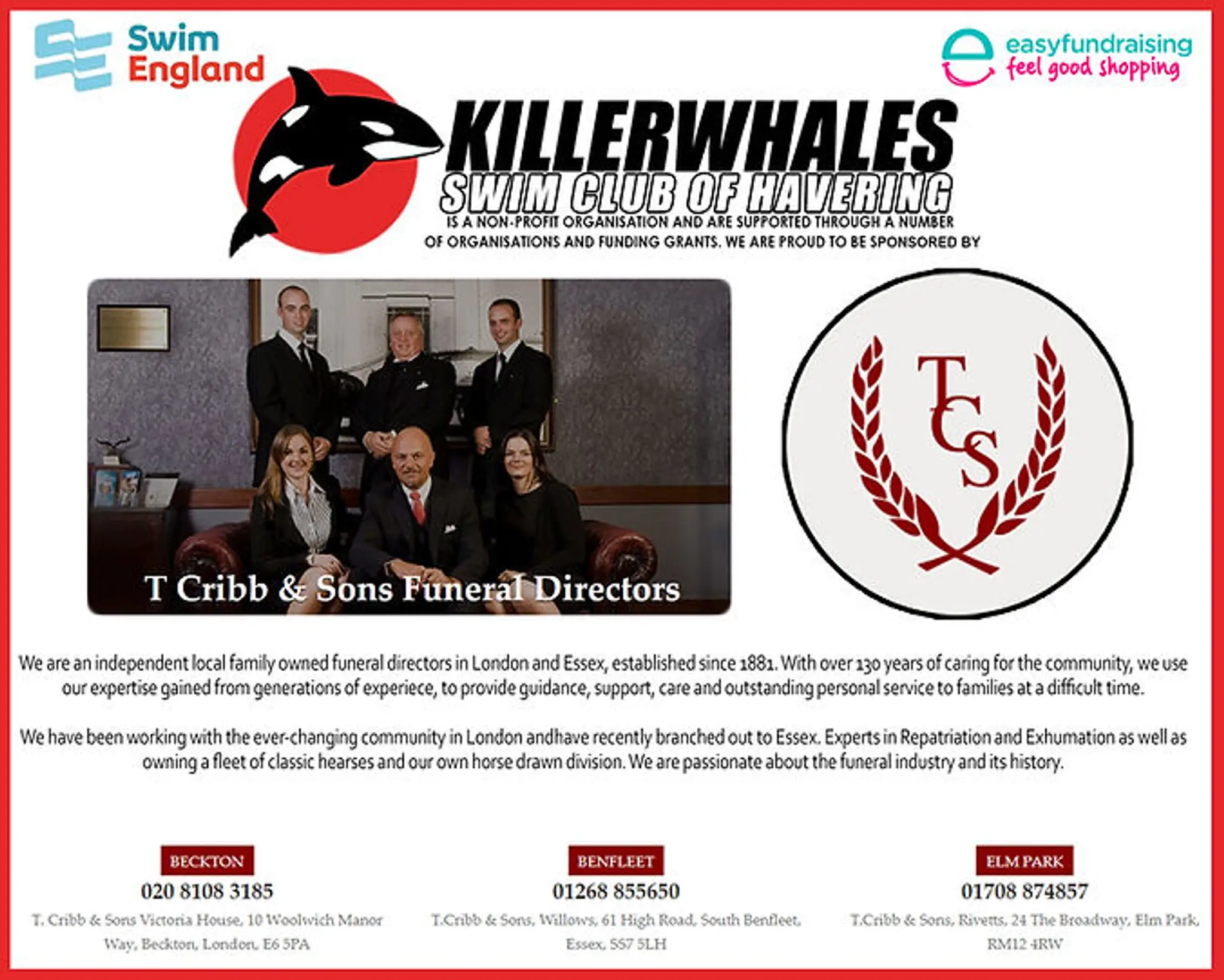 Killerwhales Swim Club of Havering