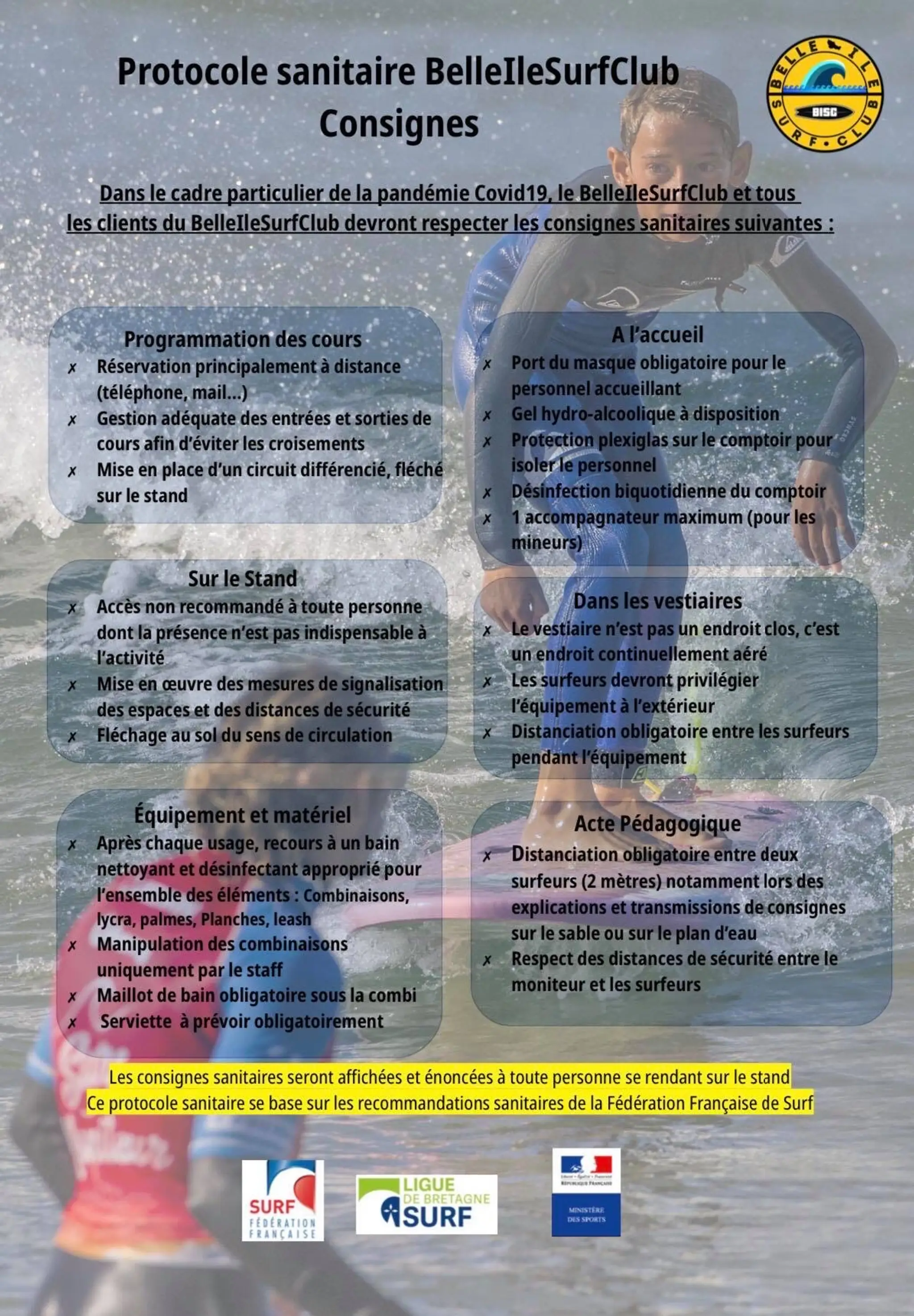 Belle Île Surf Club - Club And Surf School
