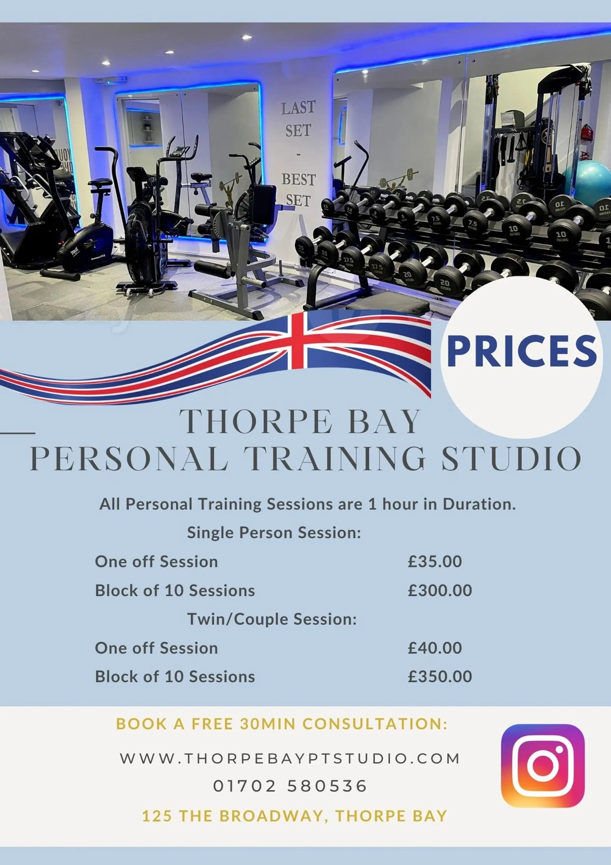 Thorpe Bay Personal Training Studio
