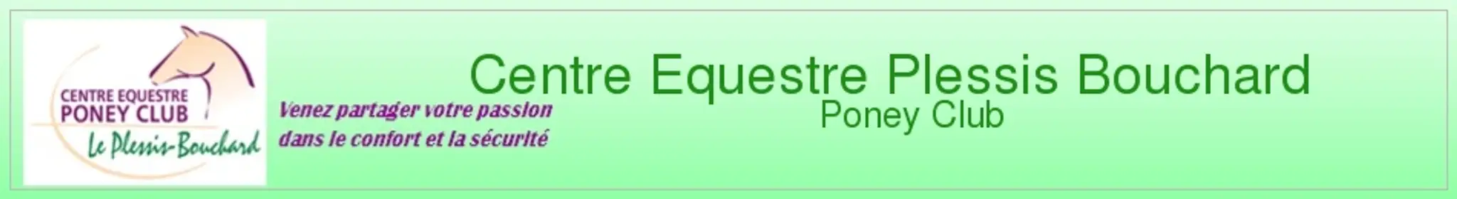 CENTRE EQUESTRE DU PLESSIS BOUCHARD