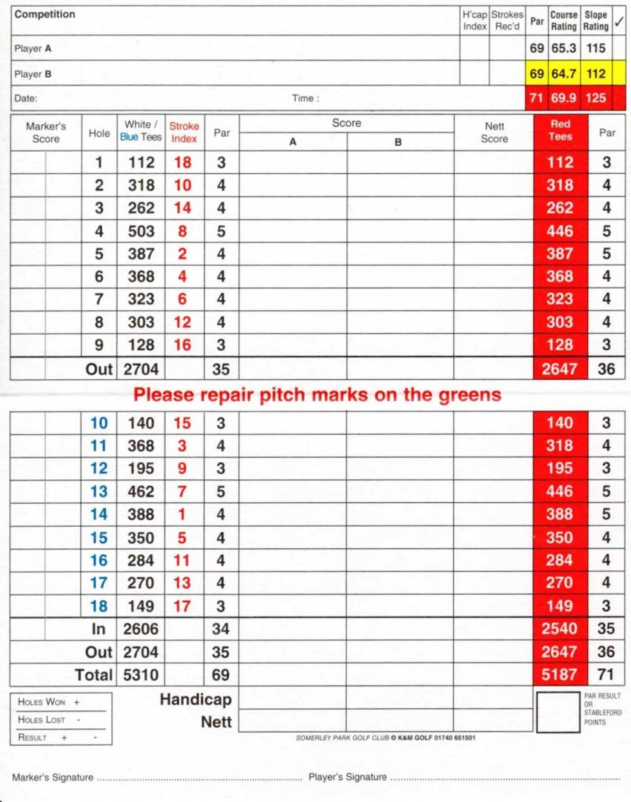 Somerley Park Golf Club