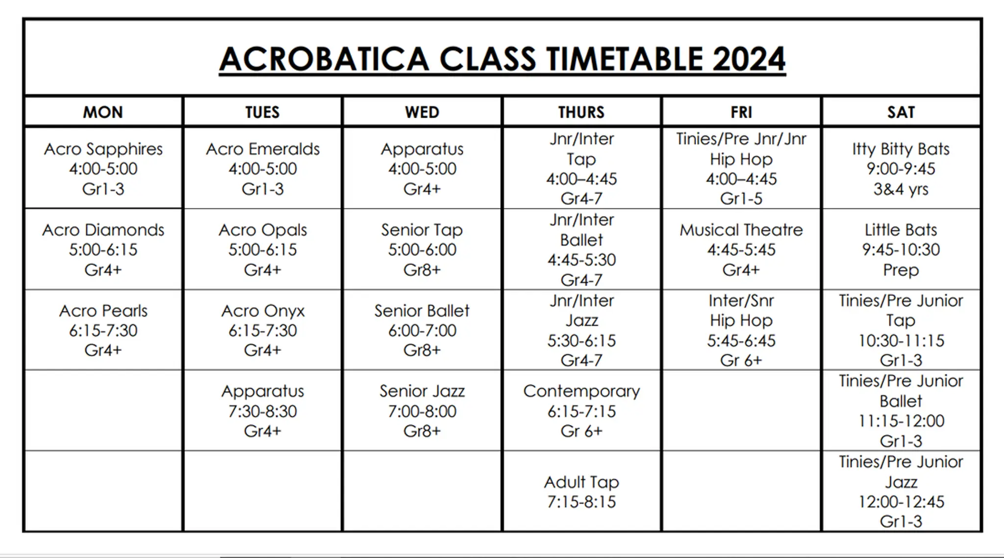 Acrobatica Dance & Acrobatics