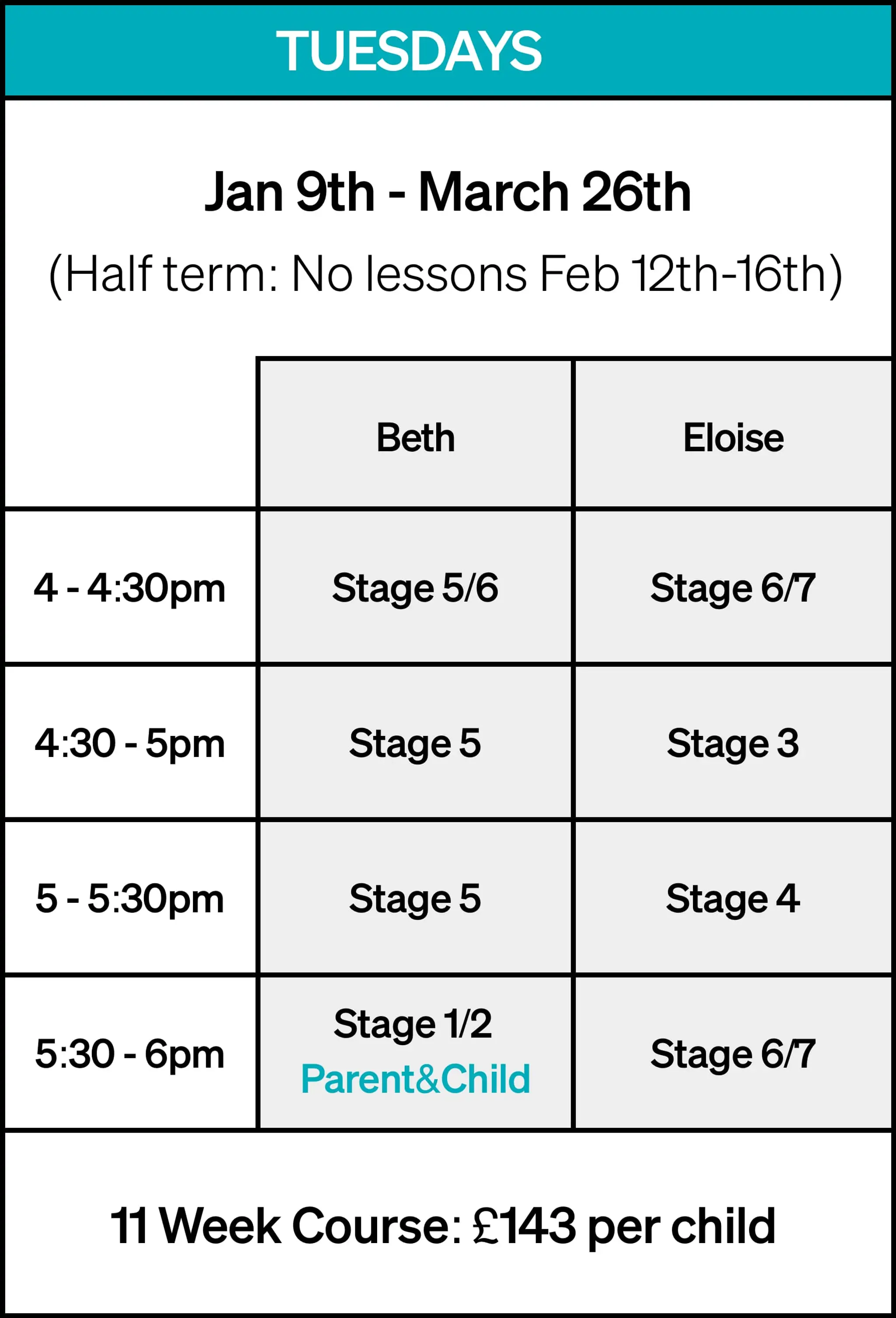 Aqua Blue Swim School