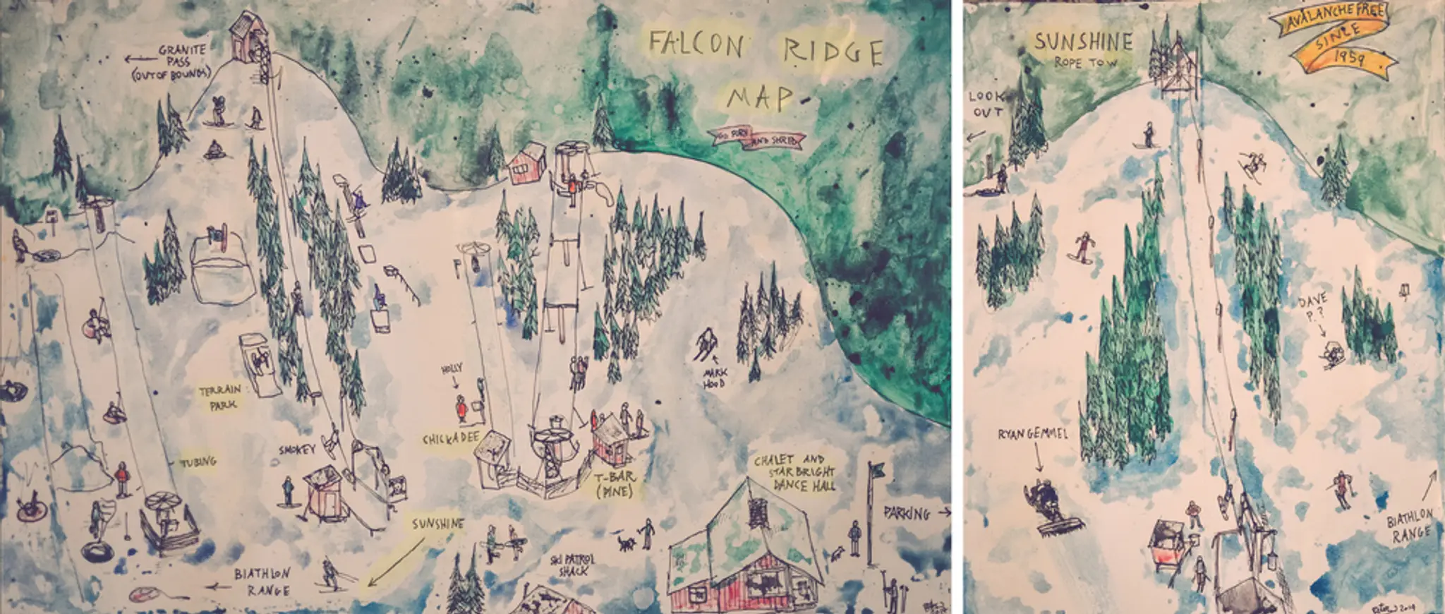 Falcon Ridge Ski Slopes & Trail's End Restaurant