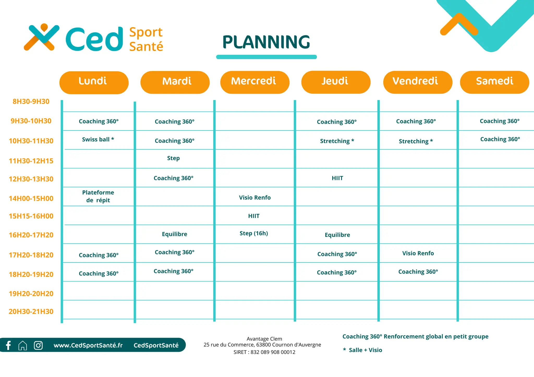 Avantage Clem - CedSportSante