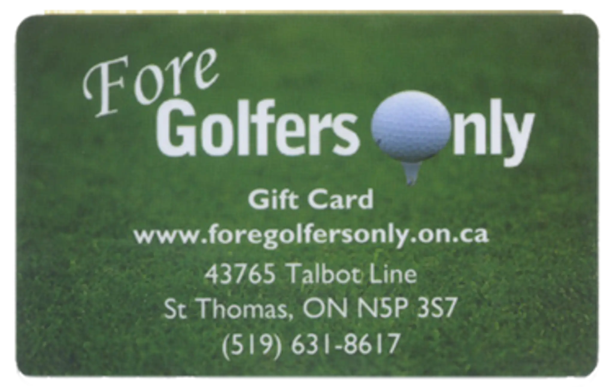 Fore Golfers Only