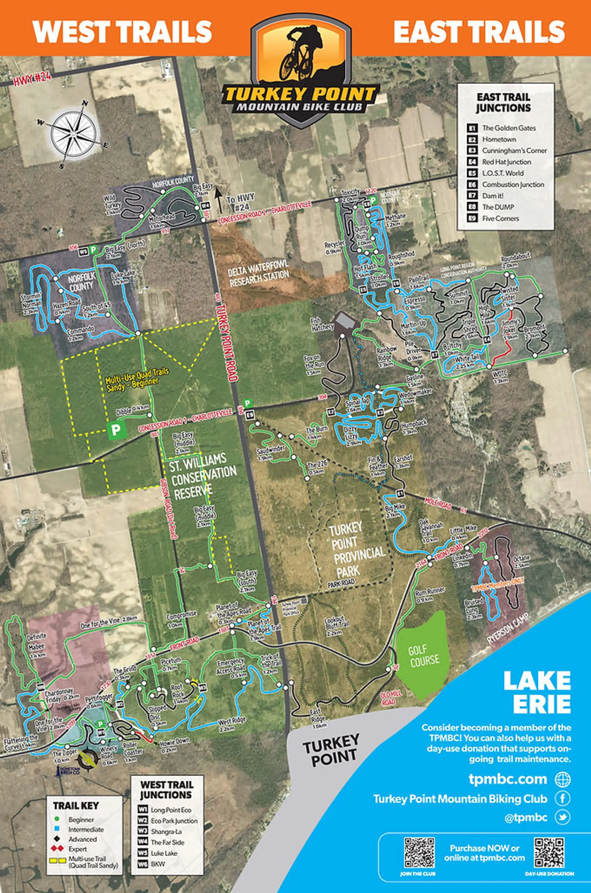 Turkey Point Mountain Bike Club - West Parking Lot