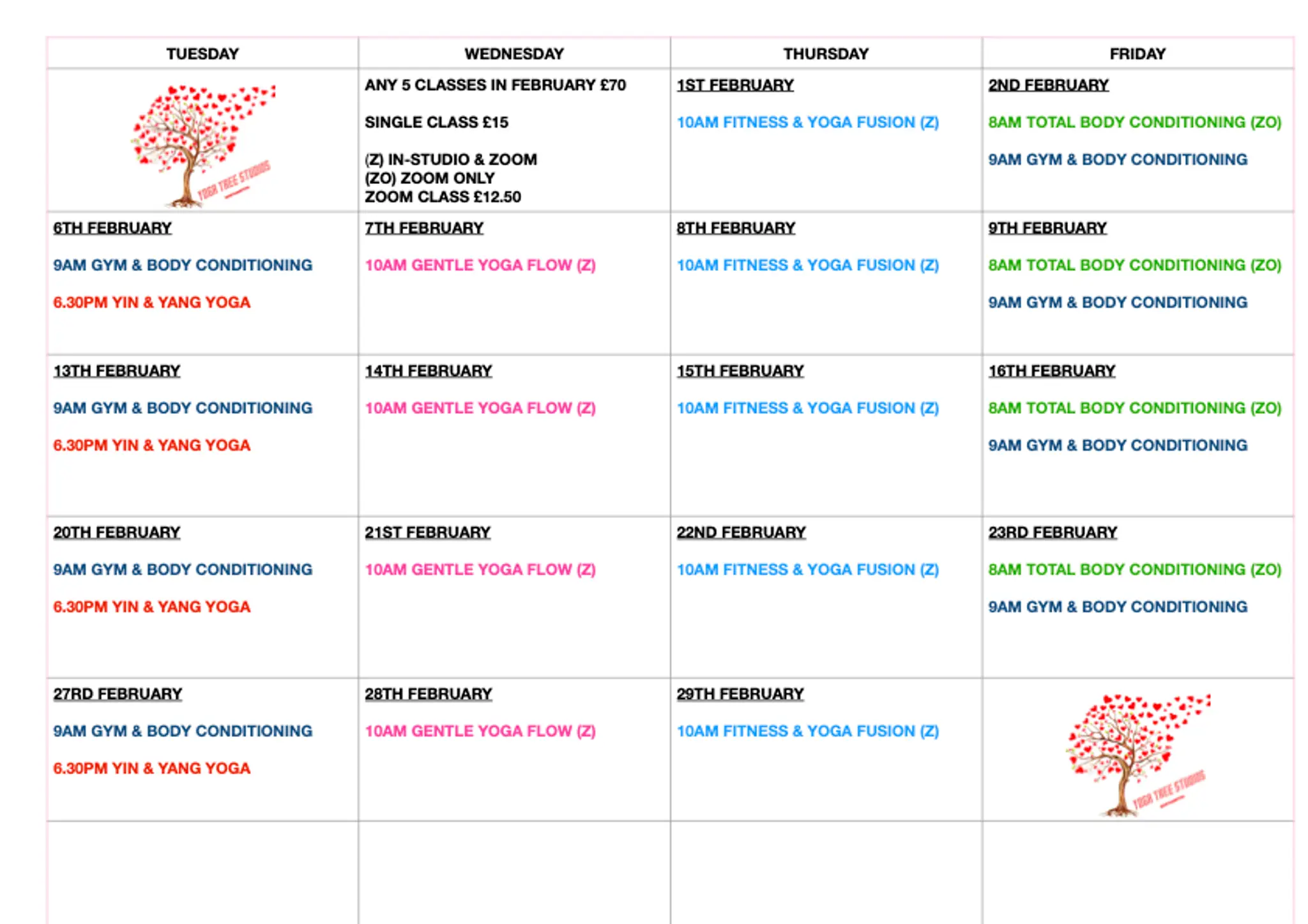 Becca Mclachlan Fitness Studios