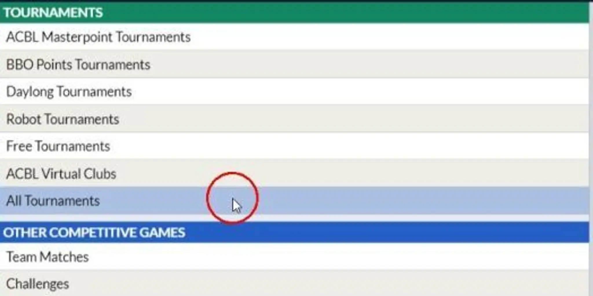 Buchanan Bridge Club