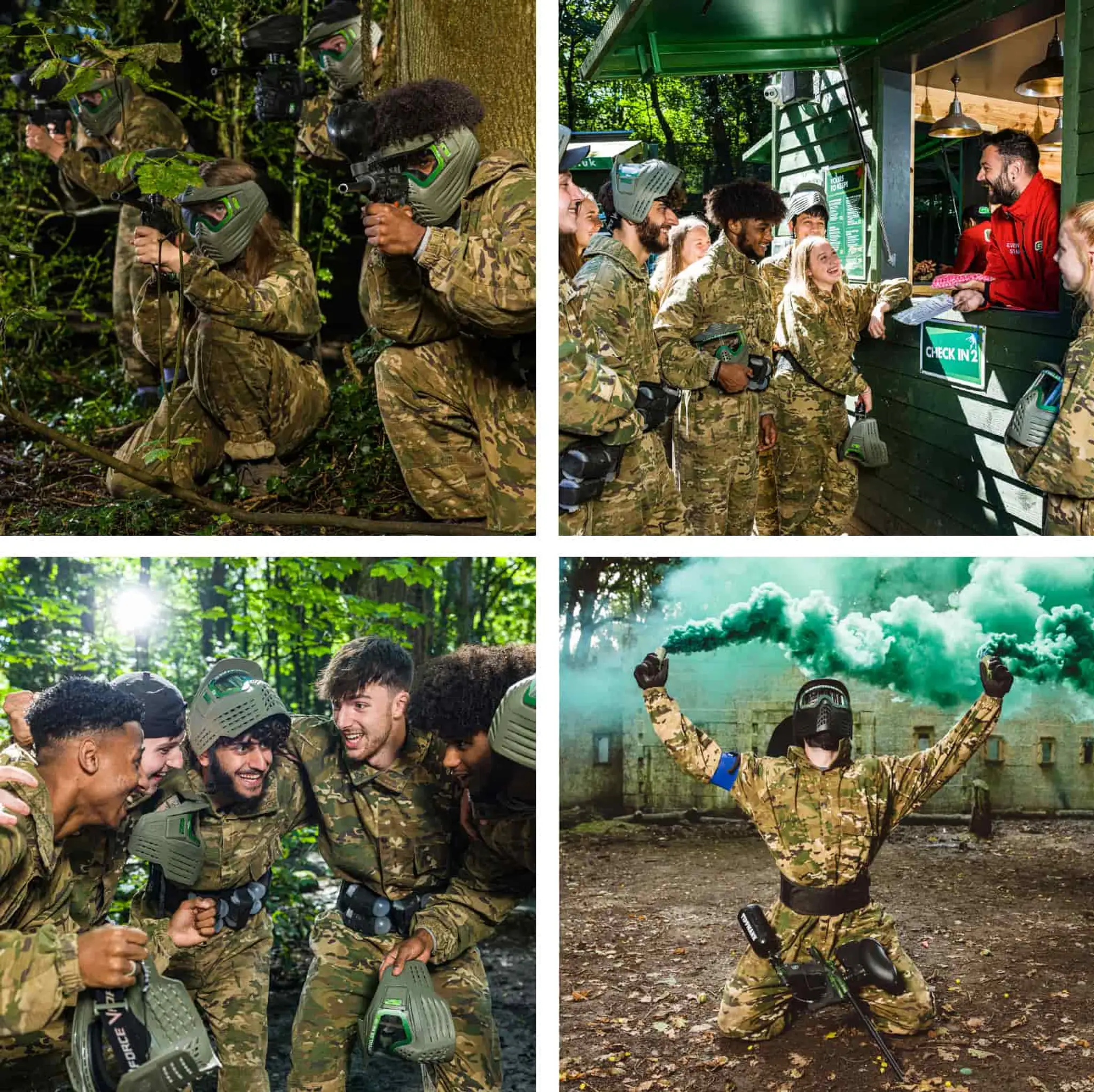 GO Action Forest - Paintballing / Laser Tag / Zorbing
