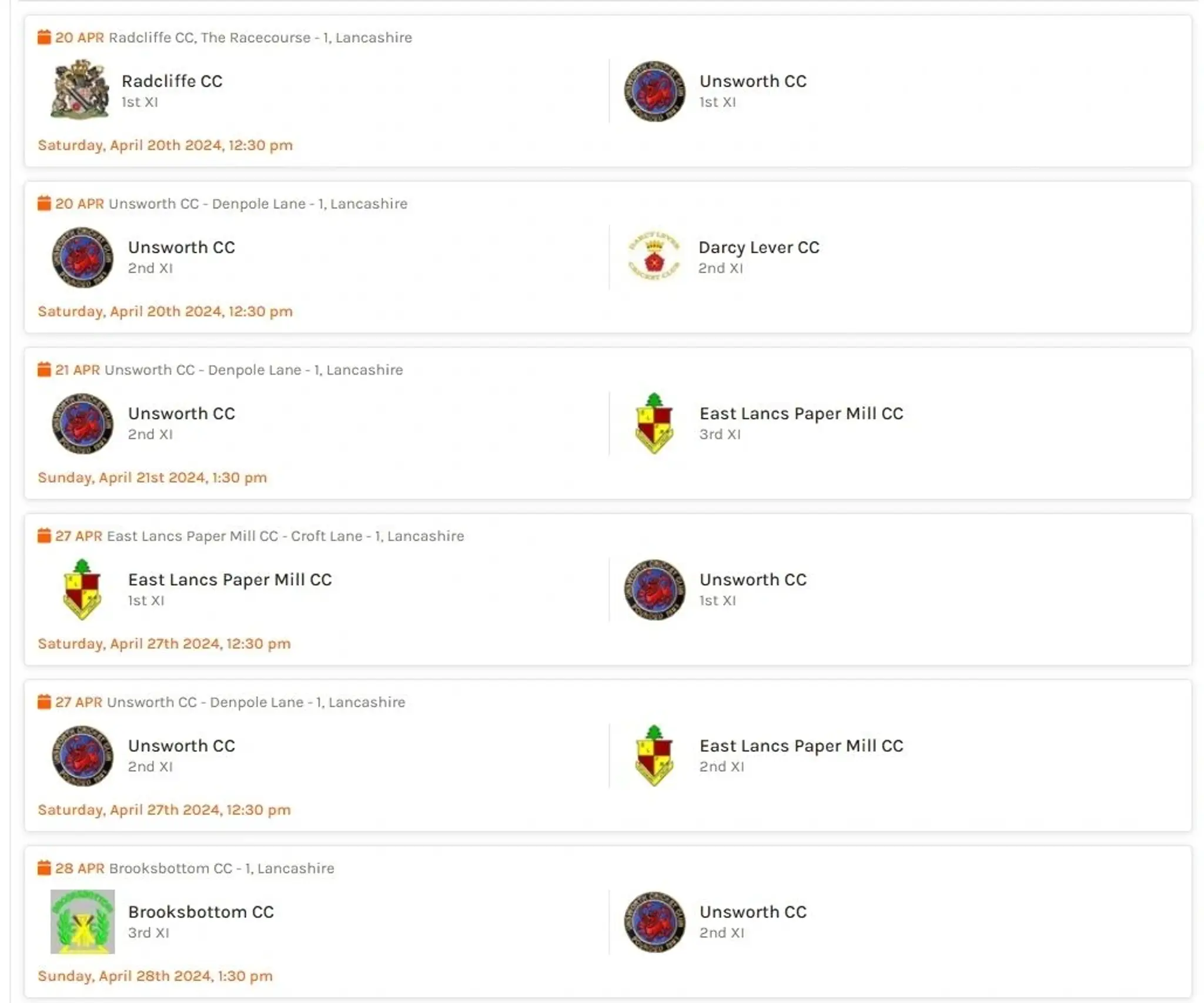 Unsworth Cricket & Tennis Club Ltd