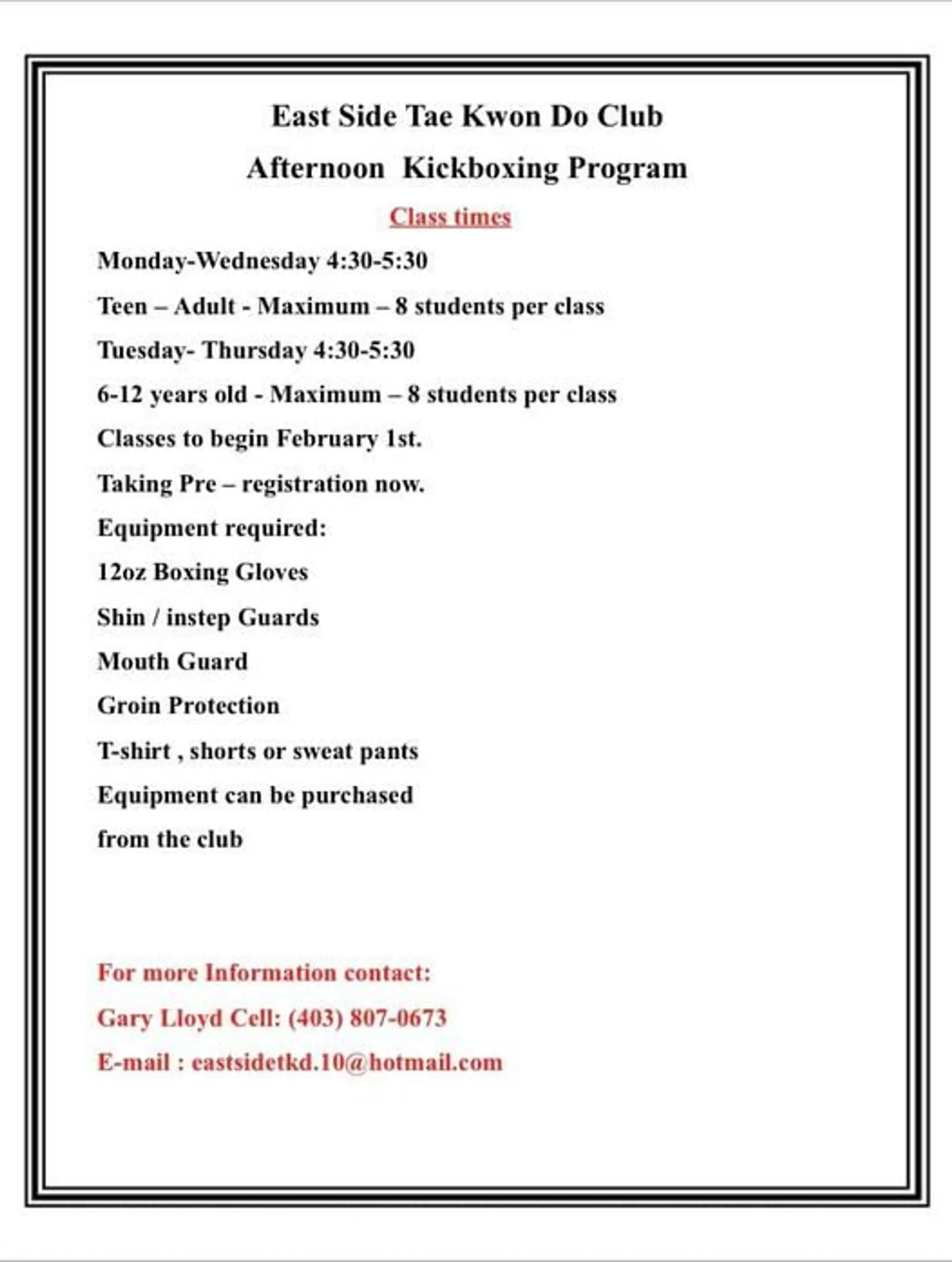 Eastside Tae Kwon Do