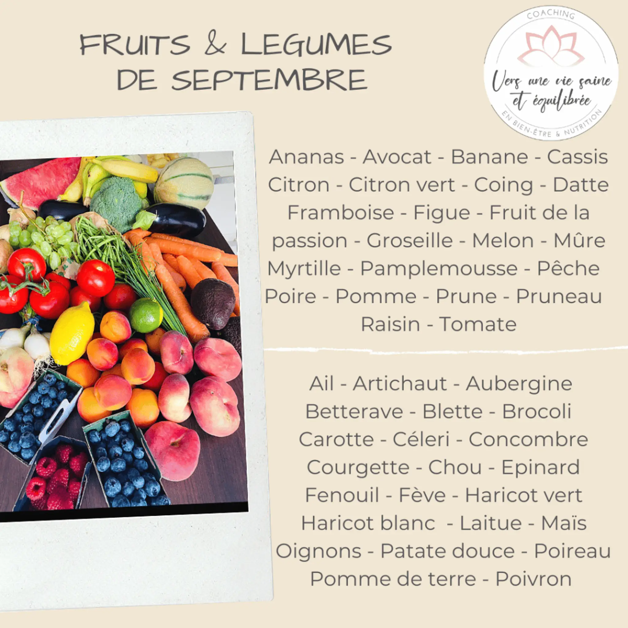 VERS UNE VIE SAINE ET EQUILIBREE