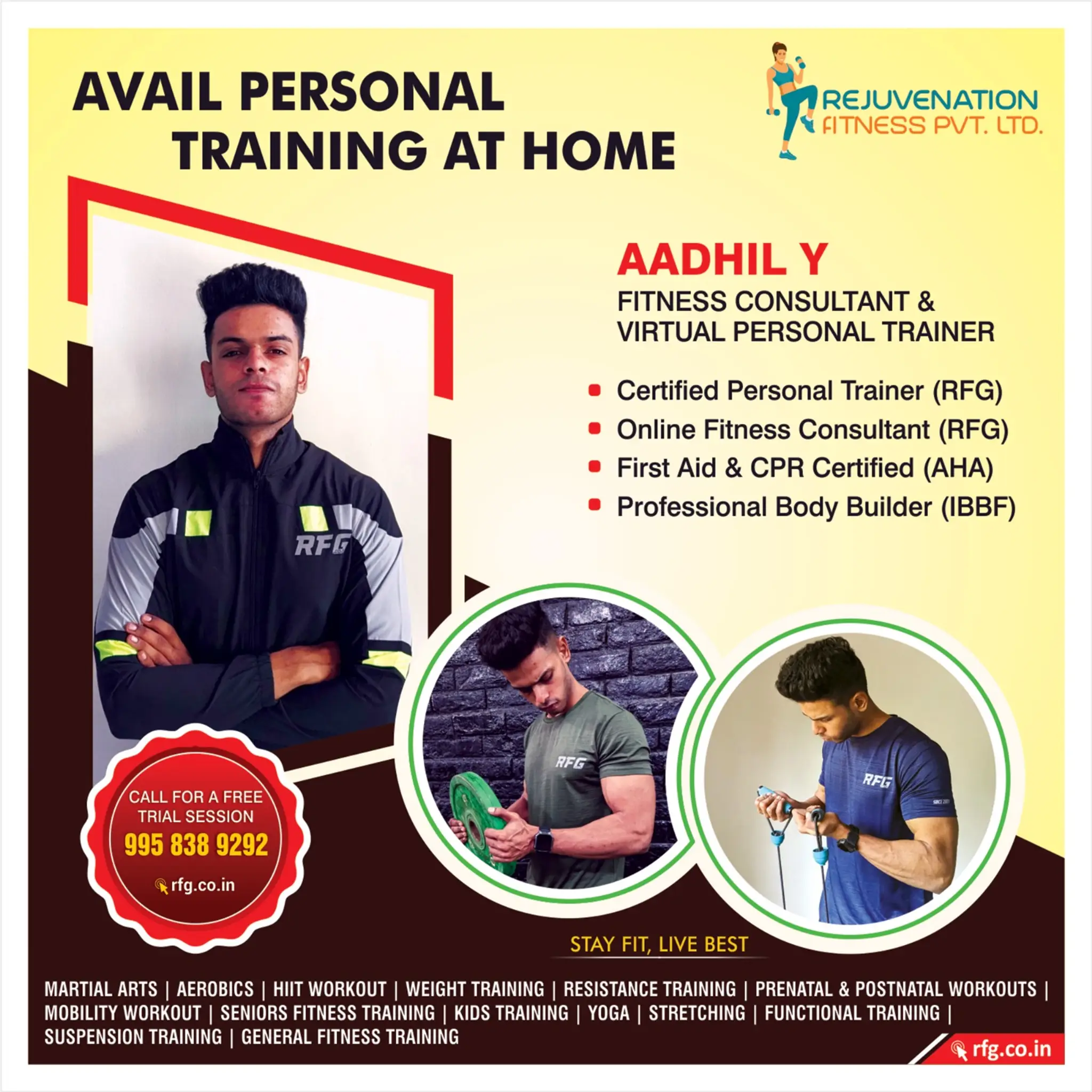 Rejuvenation Fitness Pvt. Ltd. / Rejuvenation Fitness Group (RFG)