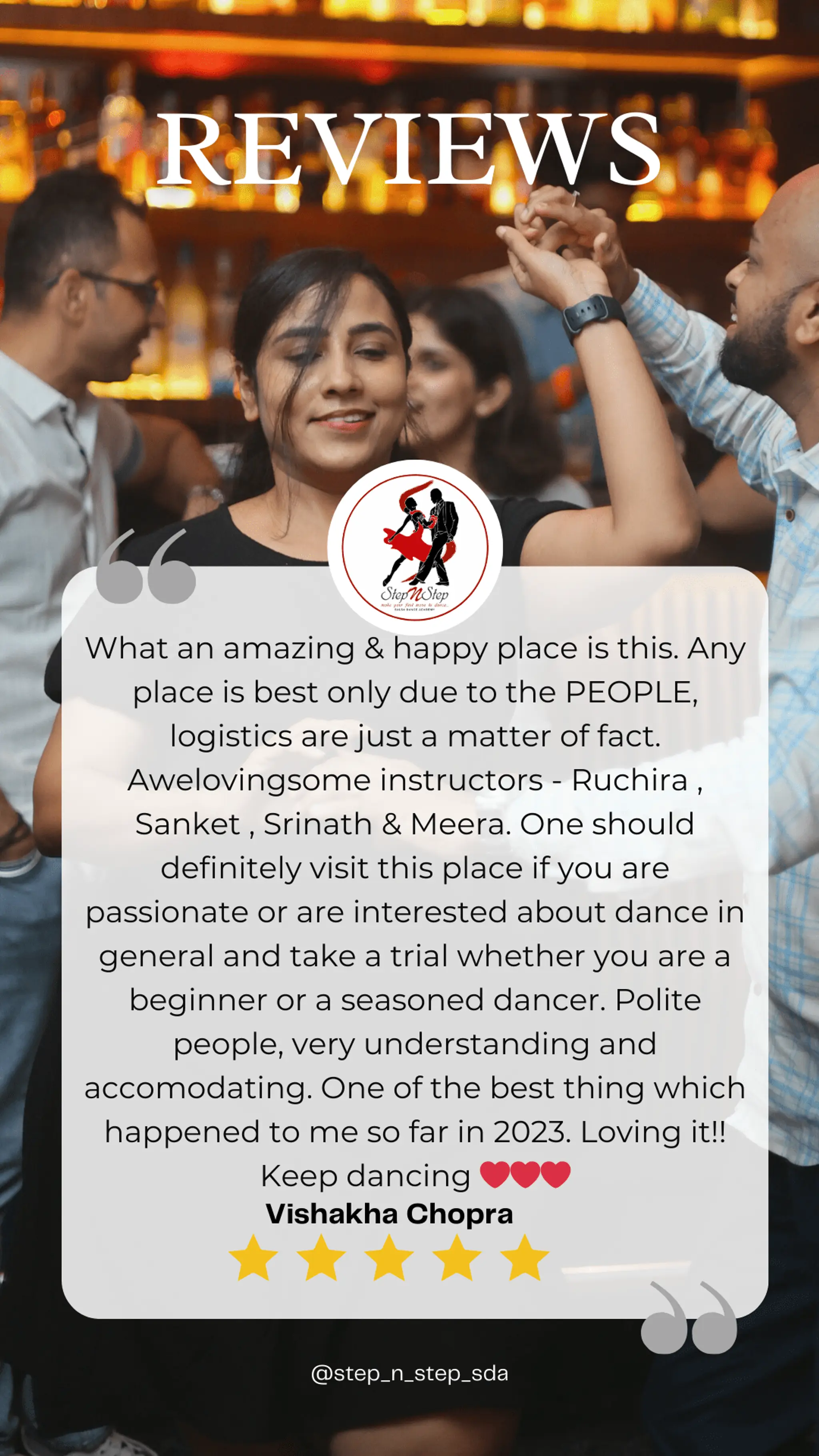 Step N Step Salsa Dance Academy