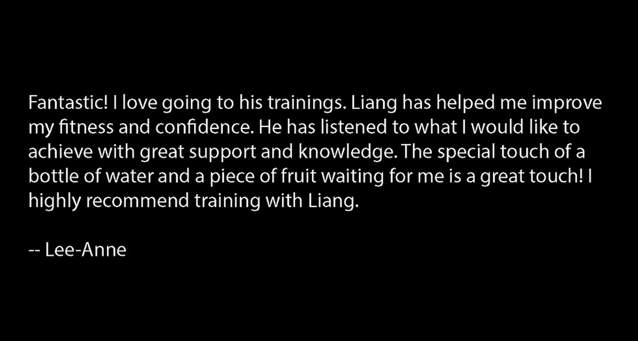 Liang's Fitness
