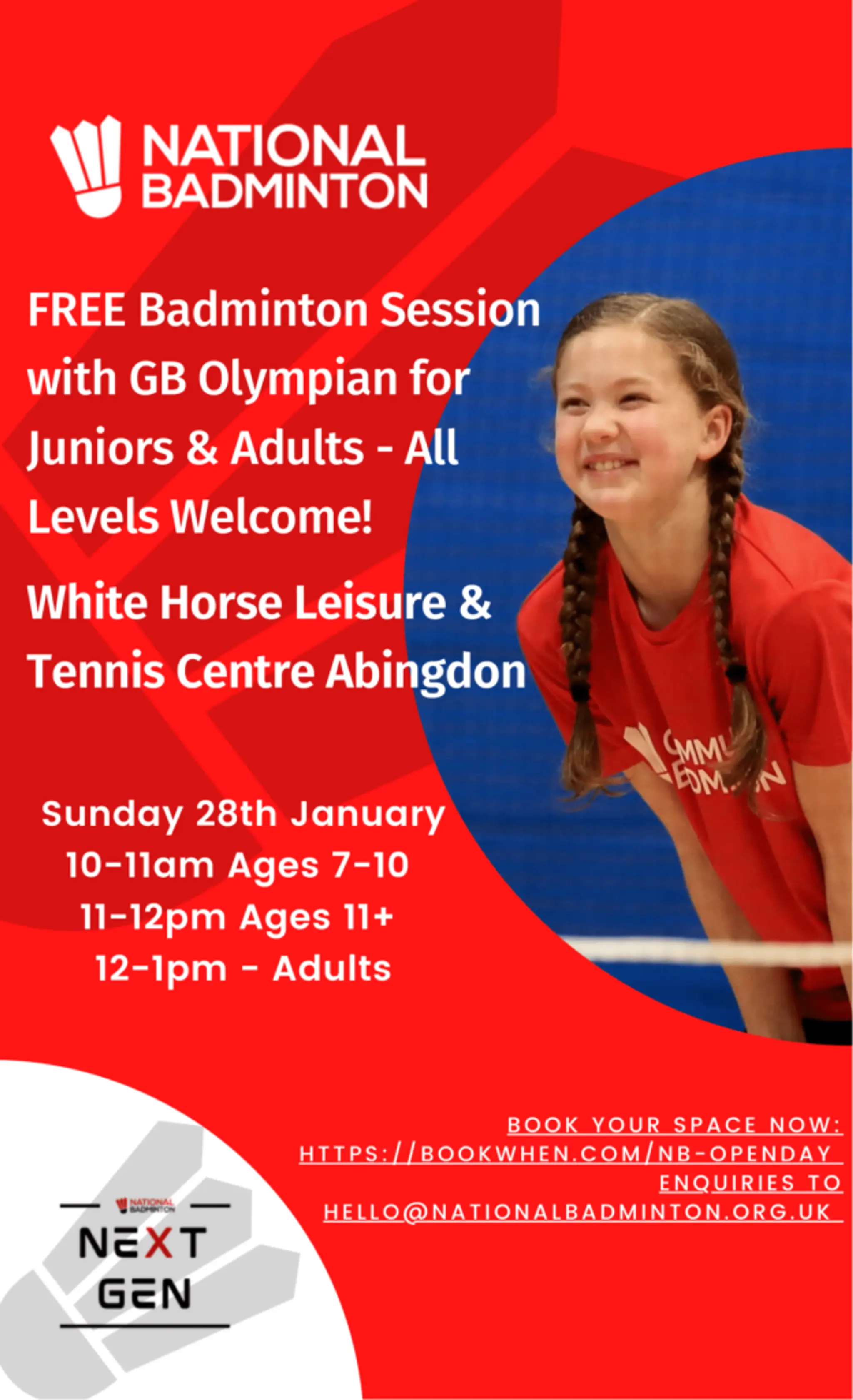North Abingdon Badminton Club -We Have Moved-